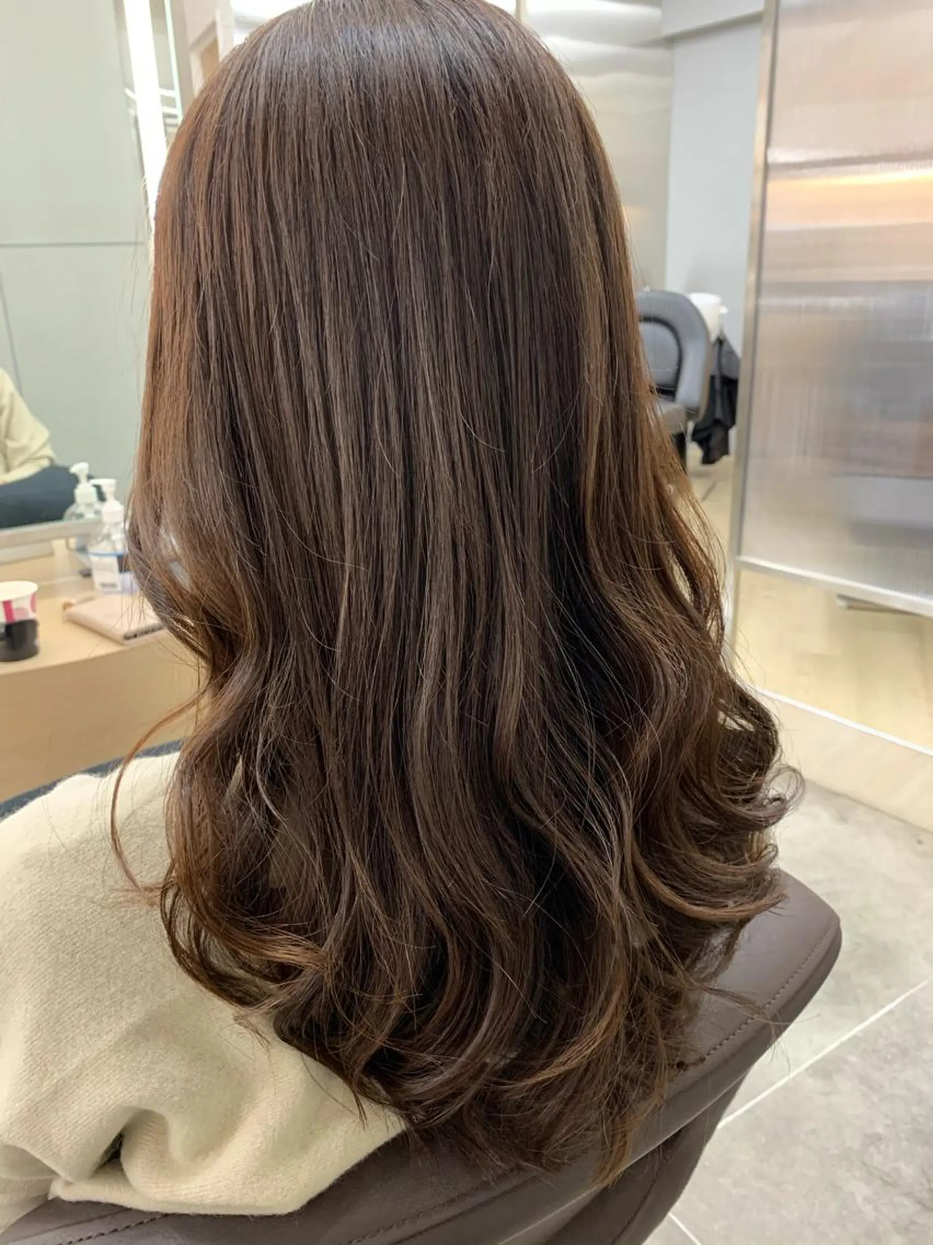 ミディアム カラー カット ヘアカラー トリートメント 銀座/美髪縮毛矯正 /髪質改善/山本翔華のヘアスタイル