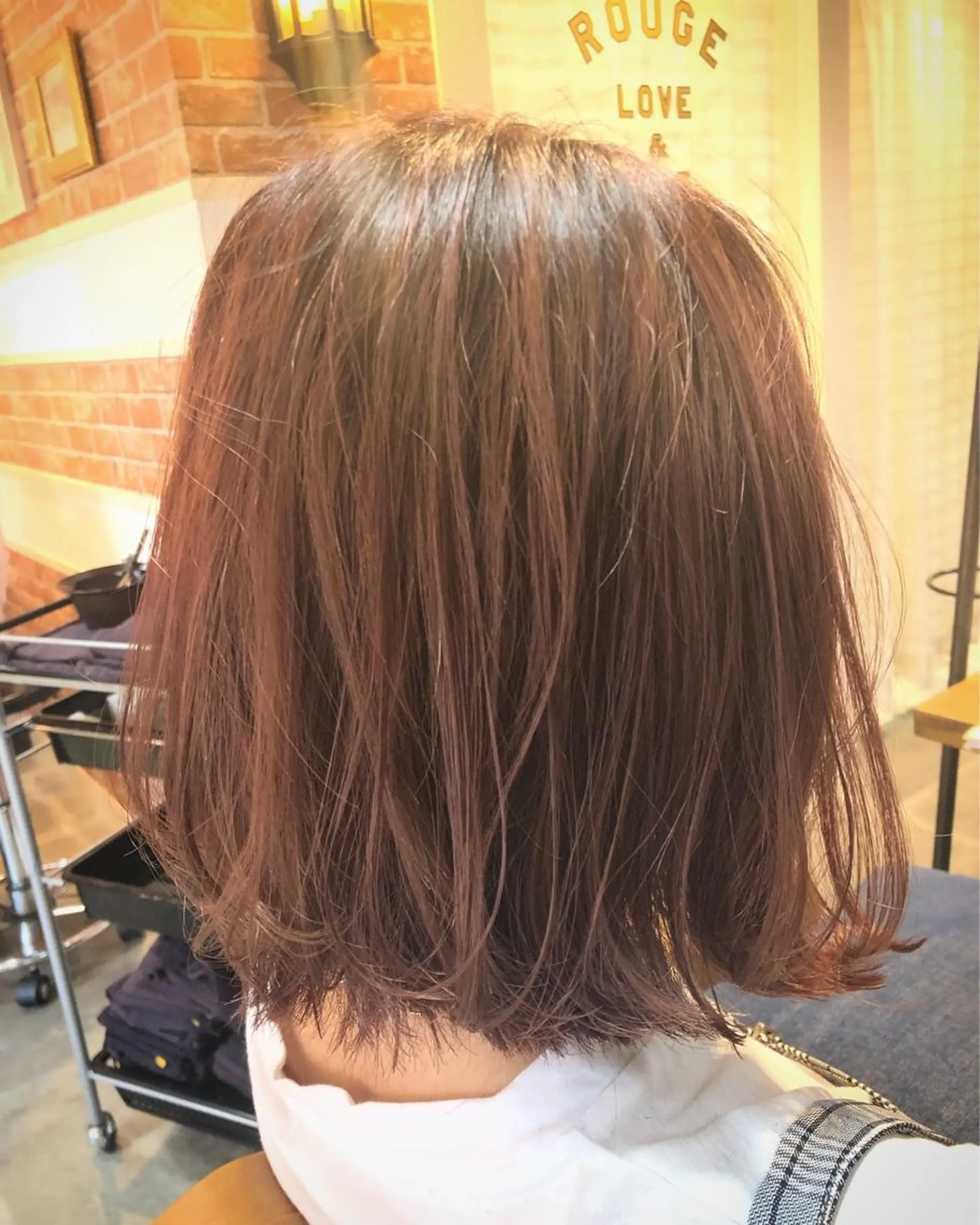 ミディアム 髪質改善縮毛矯正 リピートNo.1米倉のヘアスタイル