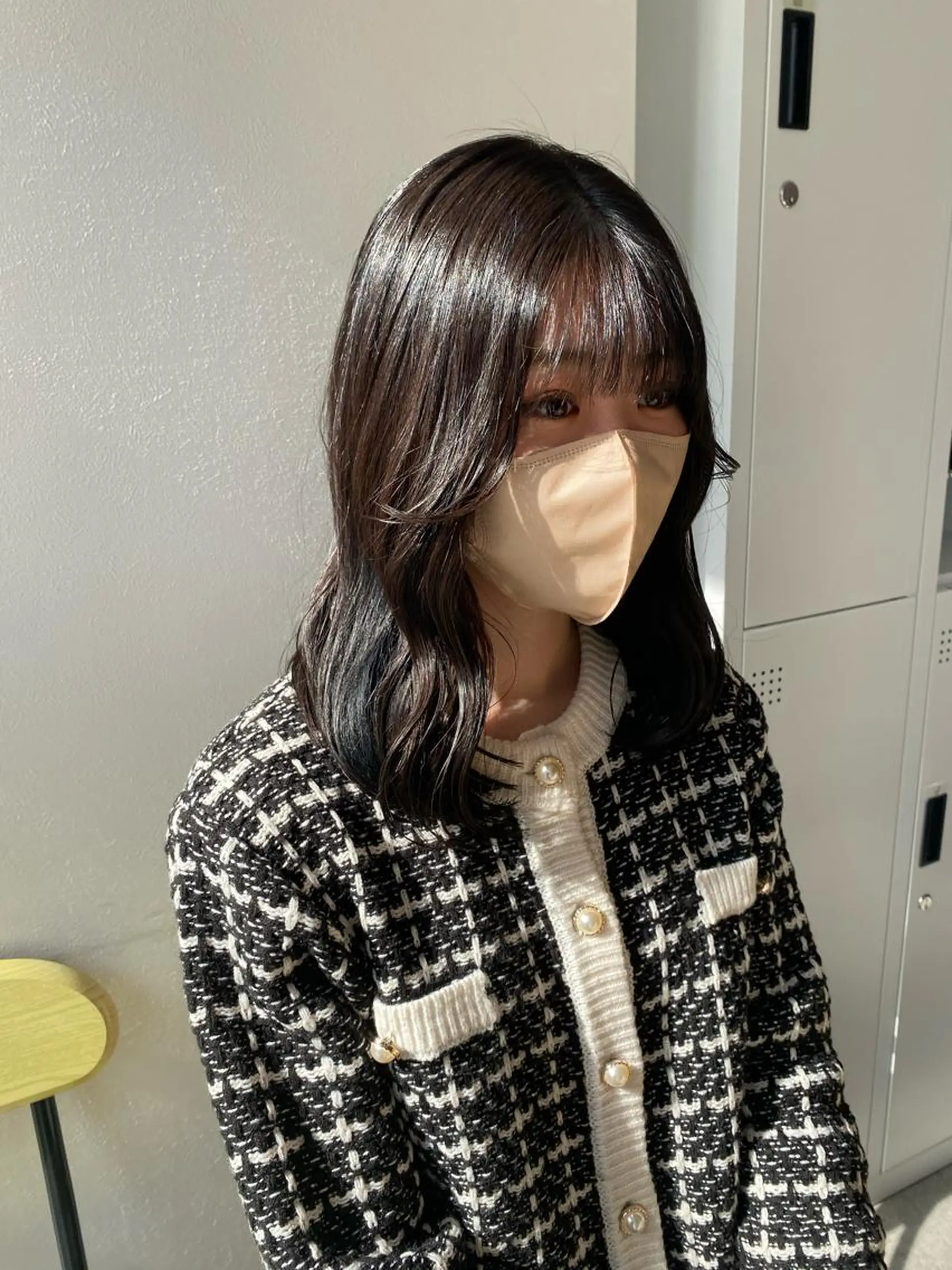 ミディアム カラー アッシュ ミント オスズ 🎀´-のヘアスタイル