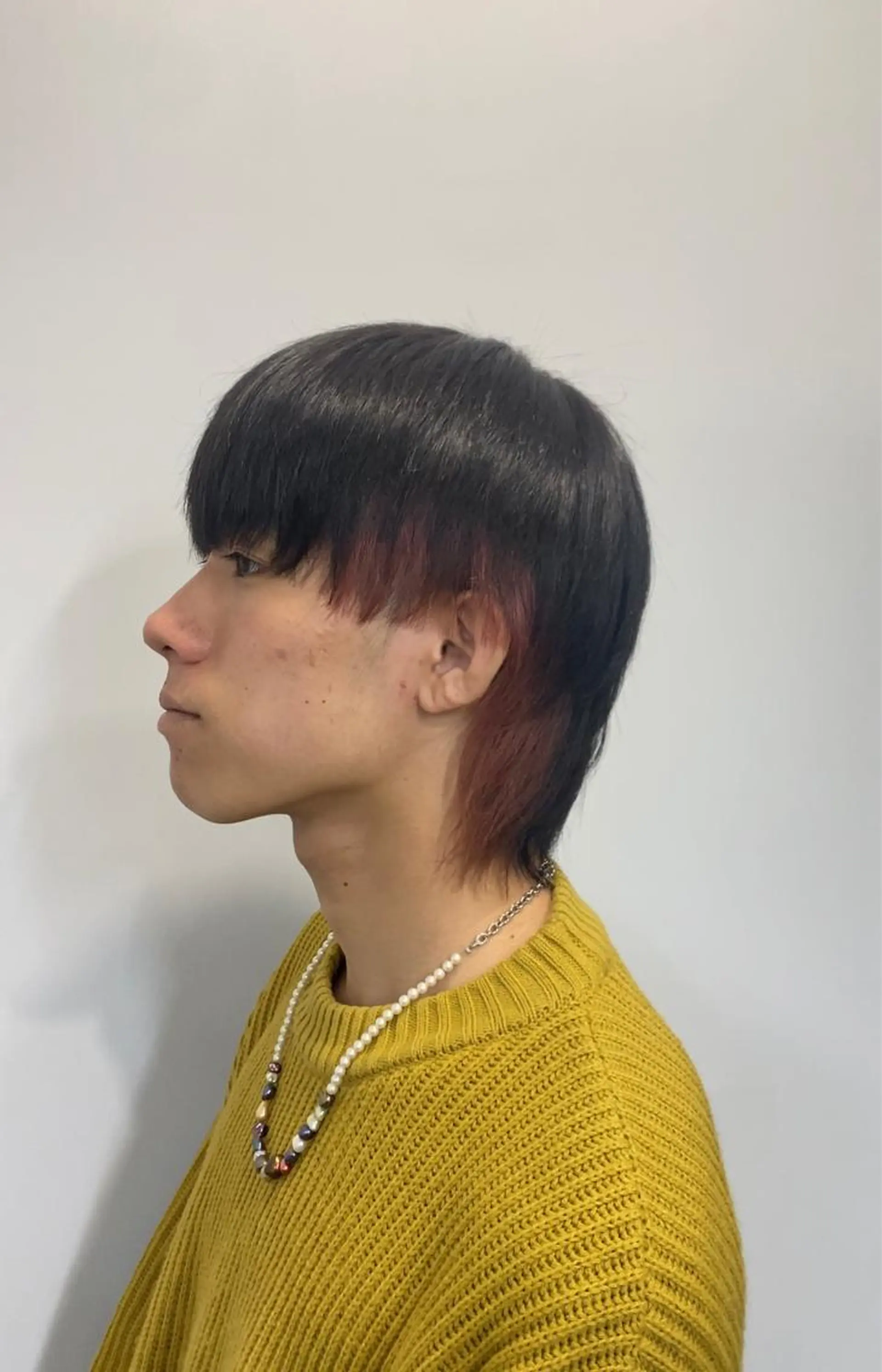 ショート カラー メンズ メンズブリーチ メンズハイトーン メンズウルフカット ブリーチ デザインカラー sunc所属・レイヤーカット ワンホンヘアそうたのヘアスタイル