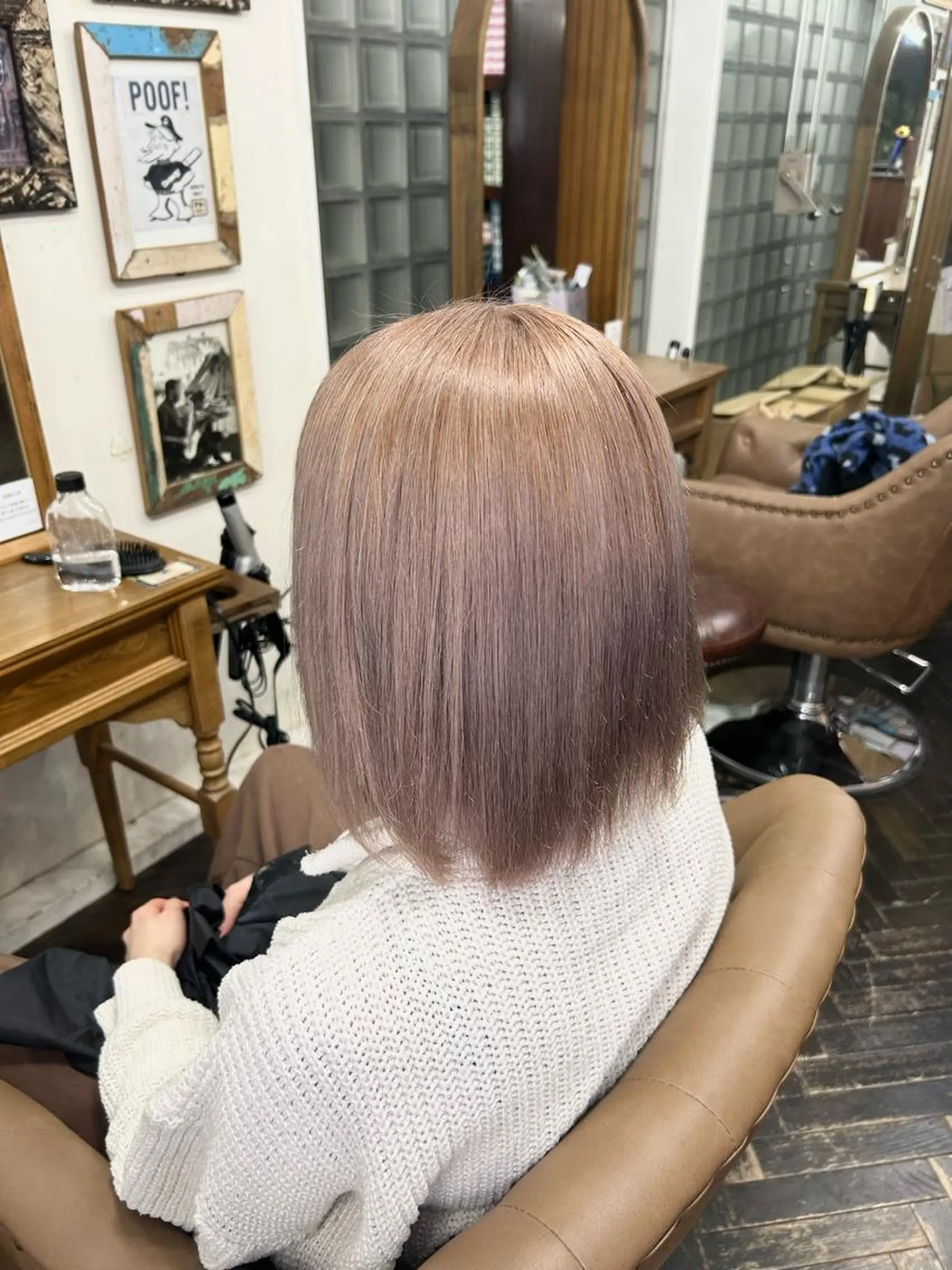 カラー 🐬ブリーチ／ ハイトーンRYU🧊のヘアスタイル