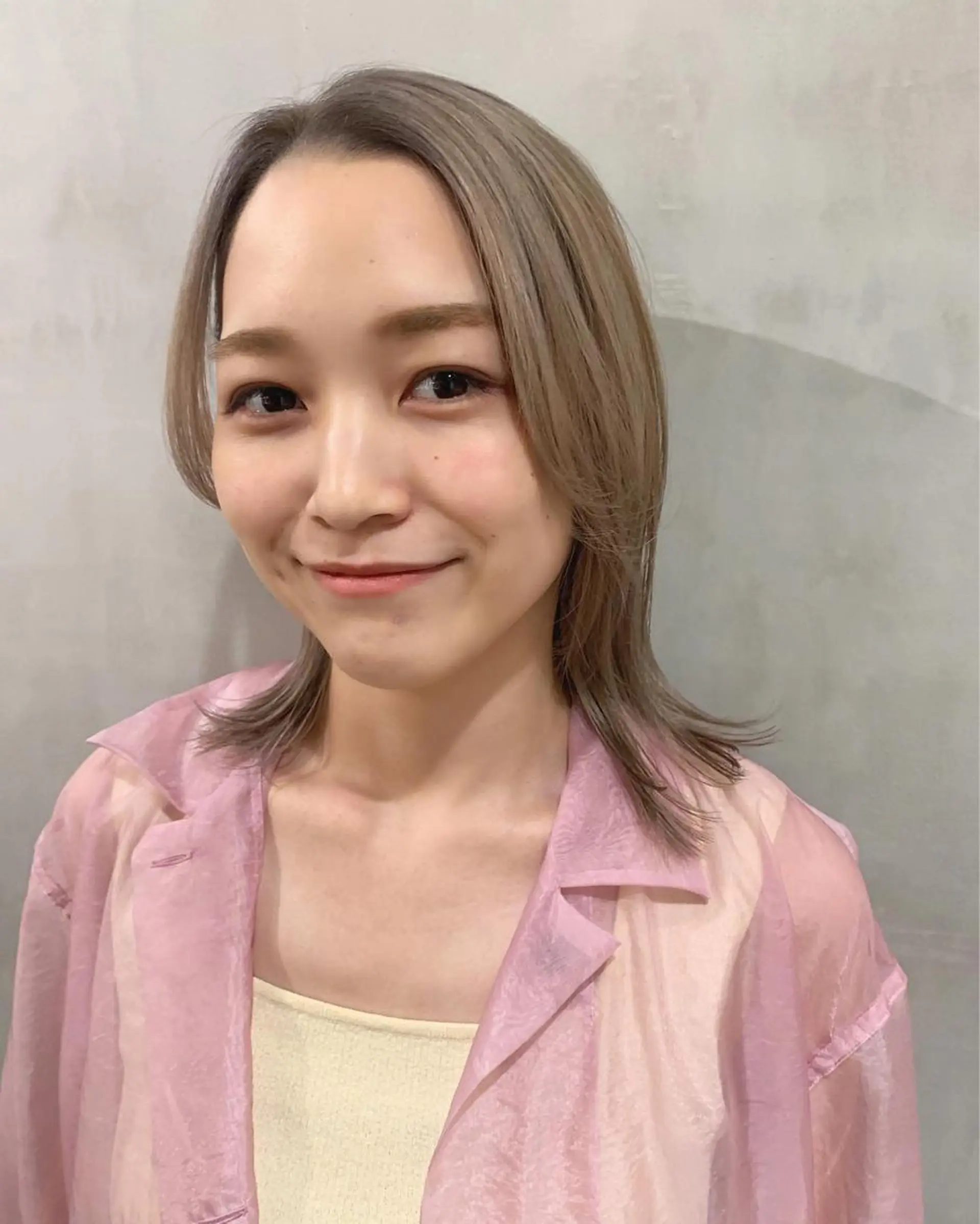 ミディアム カラー カット トリートメント 優 作のヘアスタイル