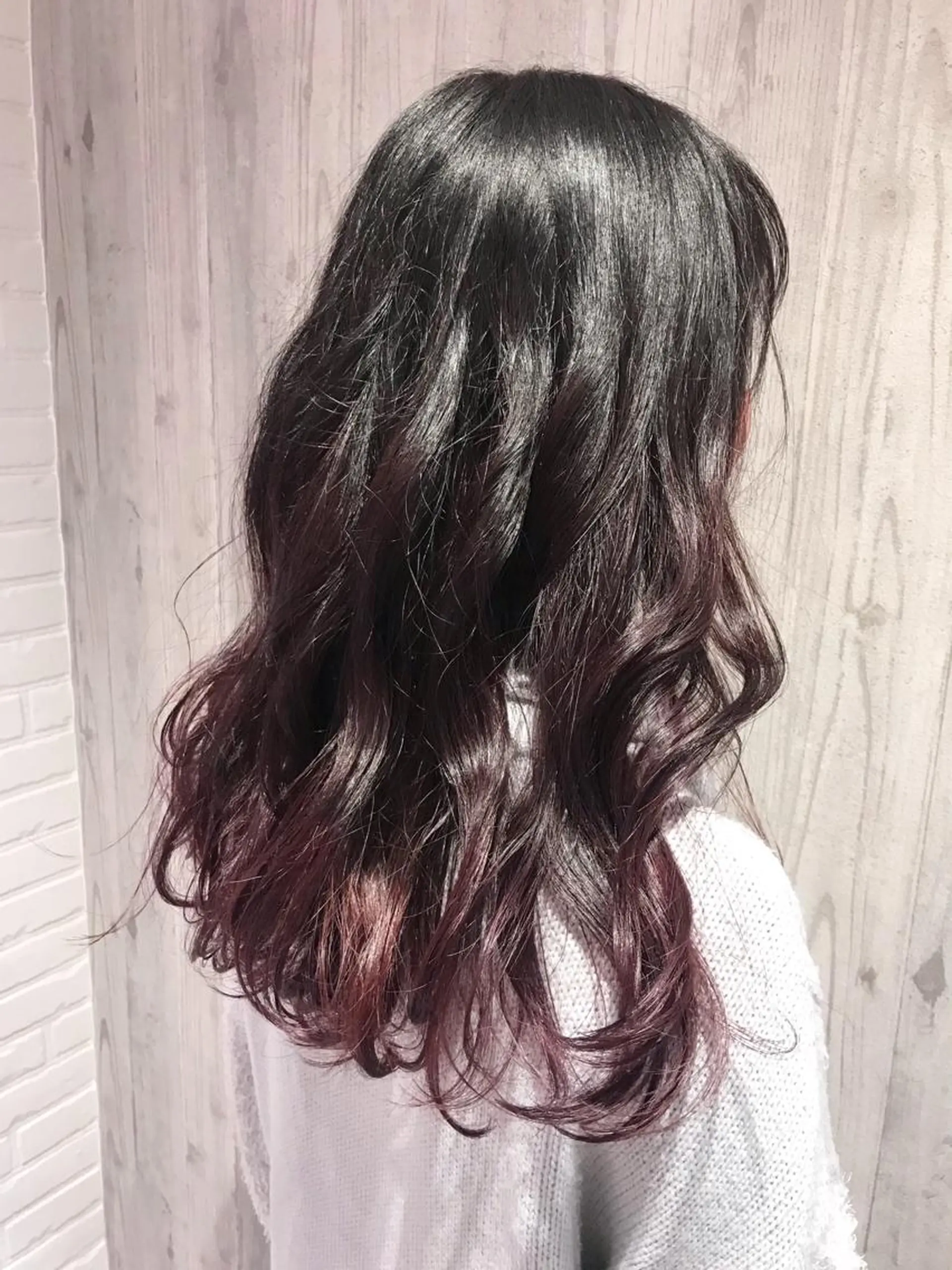セミロング カラー グラデーションカラー カット ヘアカラー トリートメント Renatus店長 金子裕美のヘアスタイル