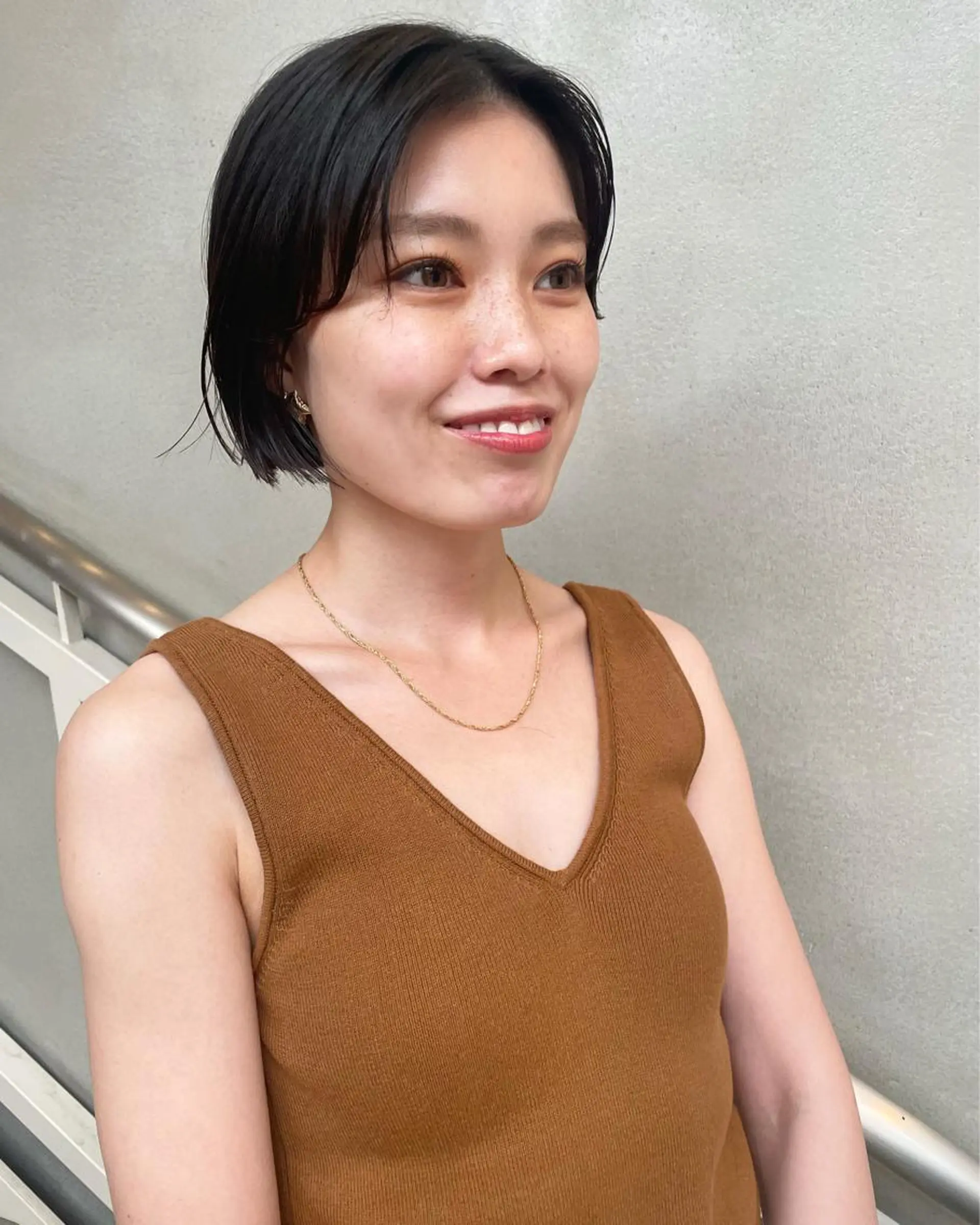 ショート カラー カット ヘアカラー ヘッドスパ 佐藤 永夏のヘアスタイル