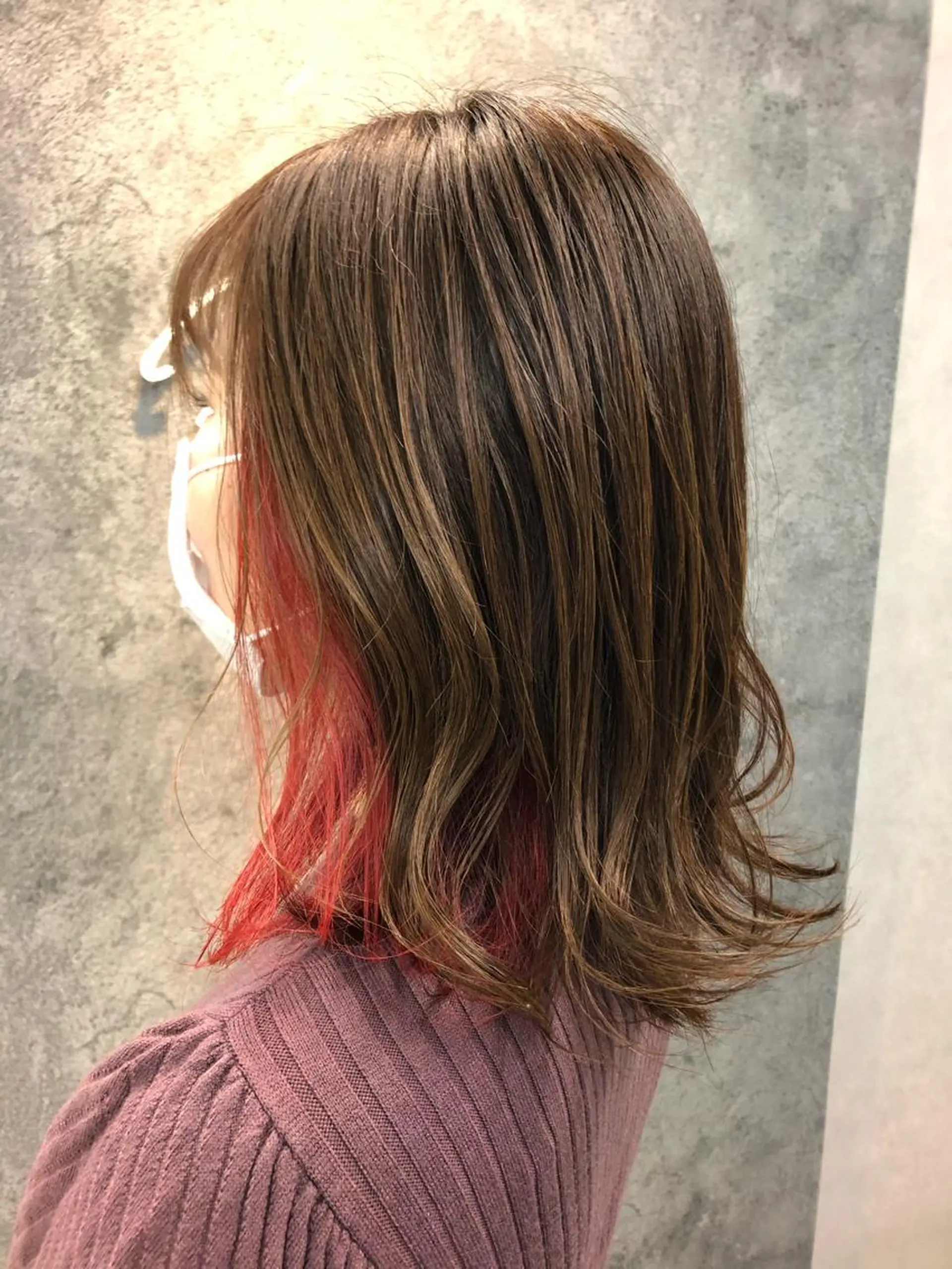 ミディアム ヘアカラー トリートメント Noy所属・Noyヨシモト ヒロトのヘアスタイル