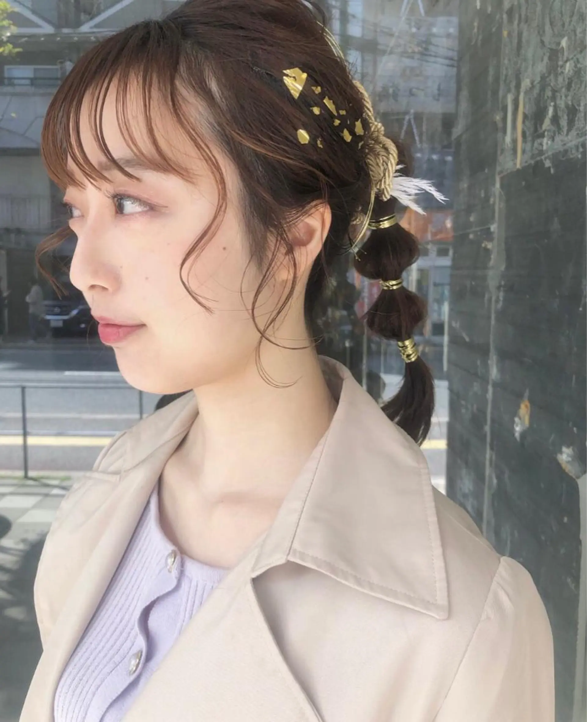 ロング カラー ヘアアレンジ nakahara madokaのヘアスタイル