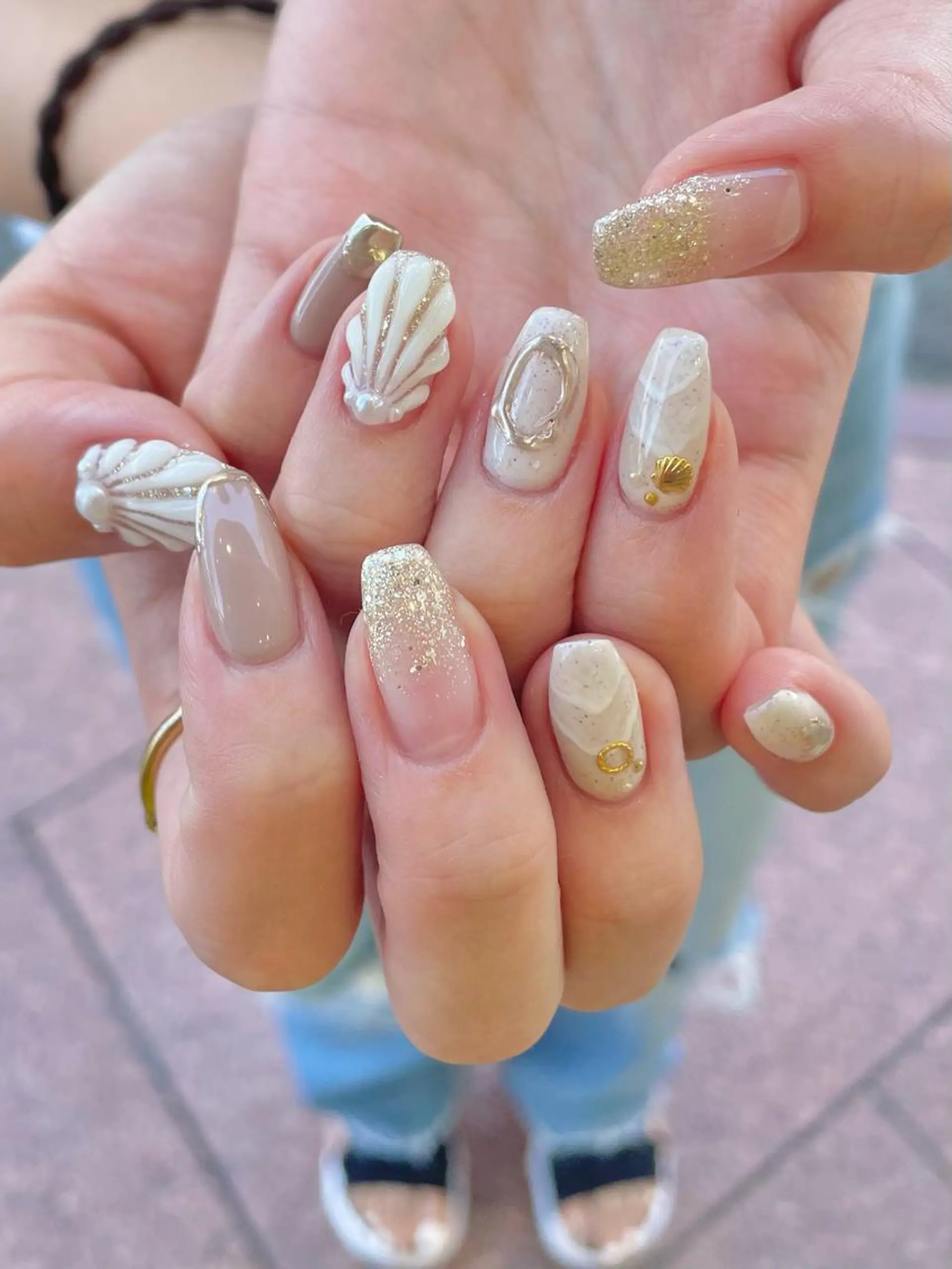 ネイル ハンドネイル Ash関内ネイリスト 荒木晴香のネイルデザイン