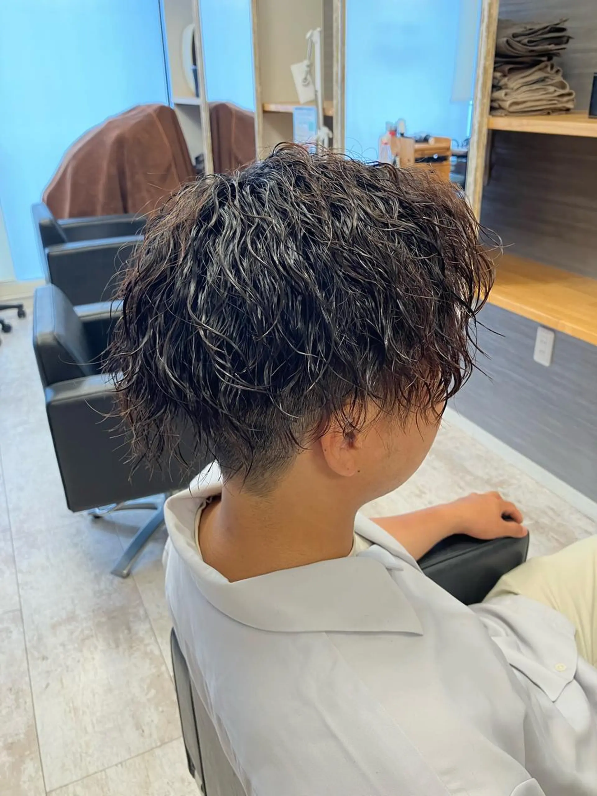 パーマ メンズ カット パーマ メンズ特化/パーマ/ フェードWATARUのヘアスタイル