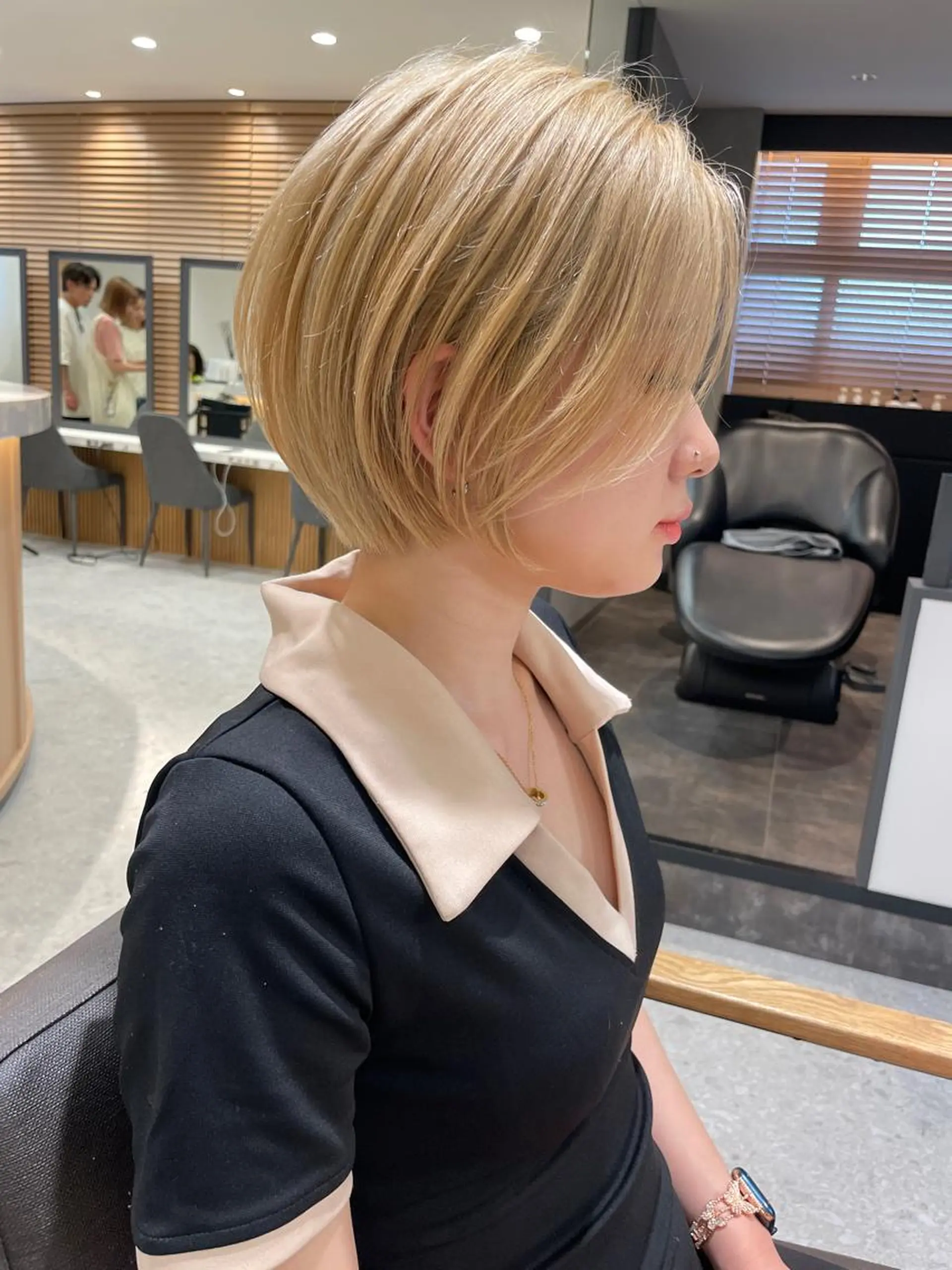 ショート ヘアカラー トリートメント Aster by One Bloom所属・Aster れおん💡⠜のヘアスタイル