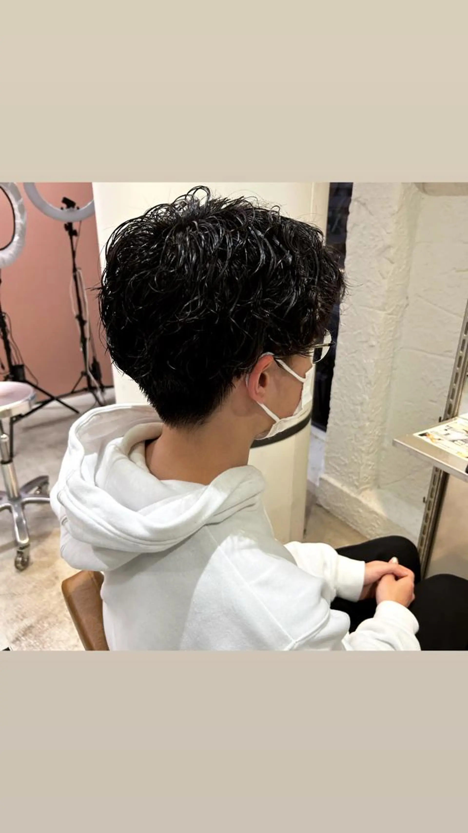 メンズ Hui.所属・縮毛矯正・髪質改善 特化 出納 直起のヘアスタイル