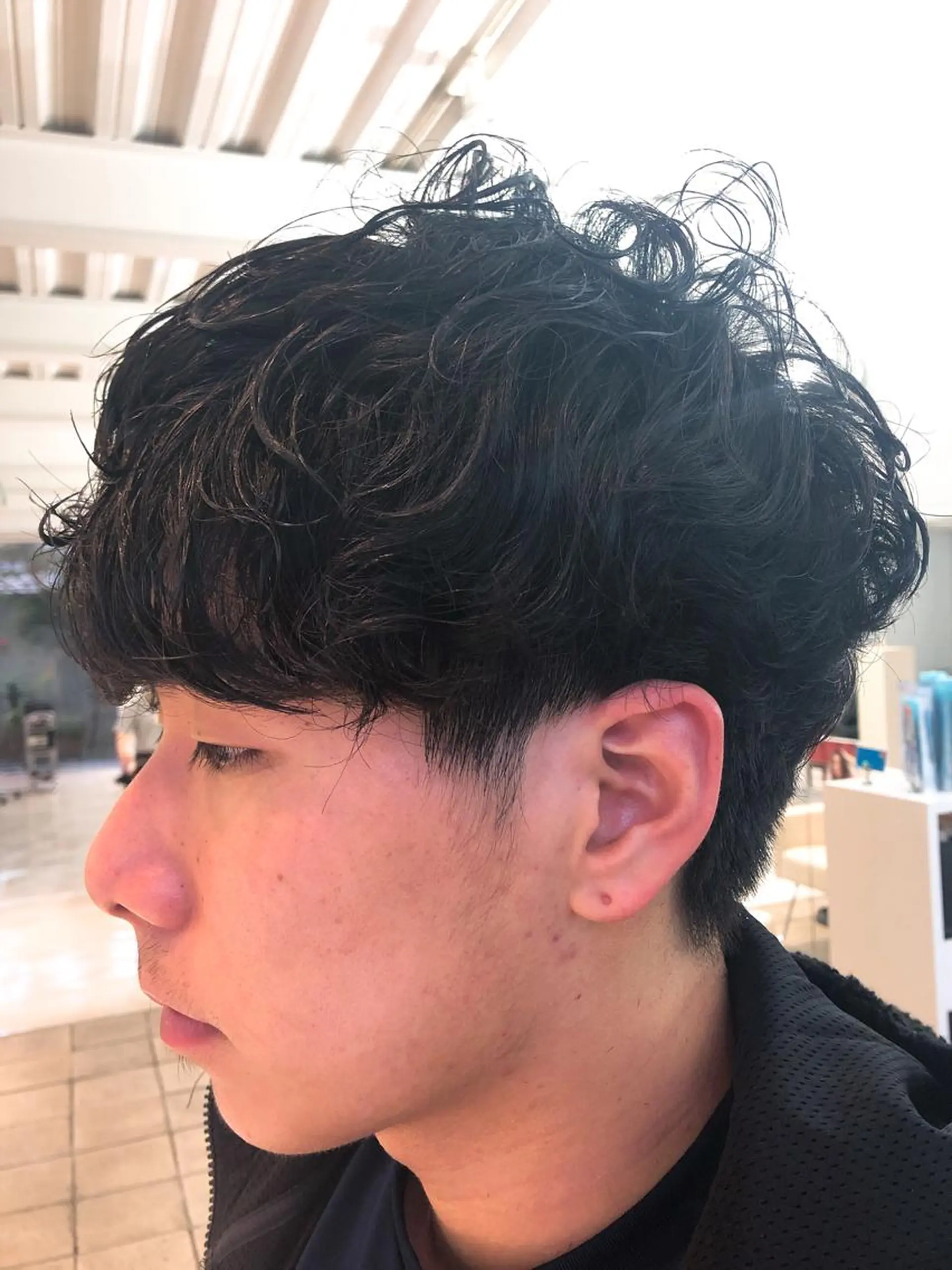 パーマ メンズ メンズパーマ 刈り上げ 尾島 光季のヘアスタイル