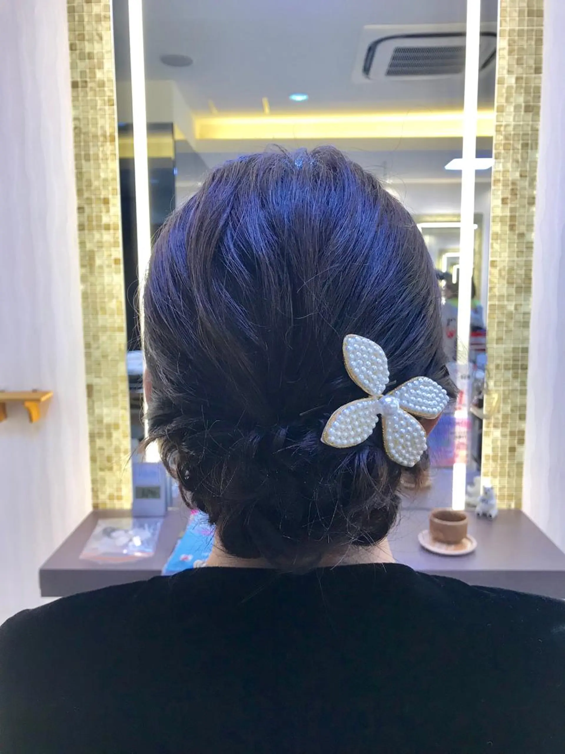 ミディアム ヘアセット ill【イル】天神西通り店所属・髪質改善縮毛矯正/暖 色カラー/ウエダカナのヘアスタイル