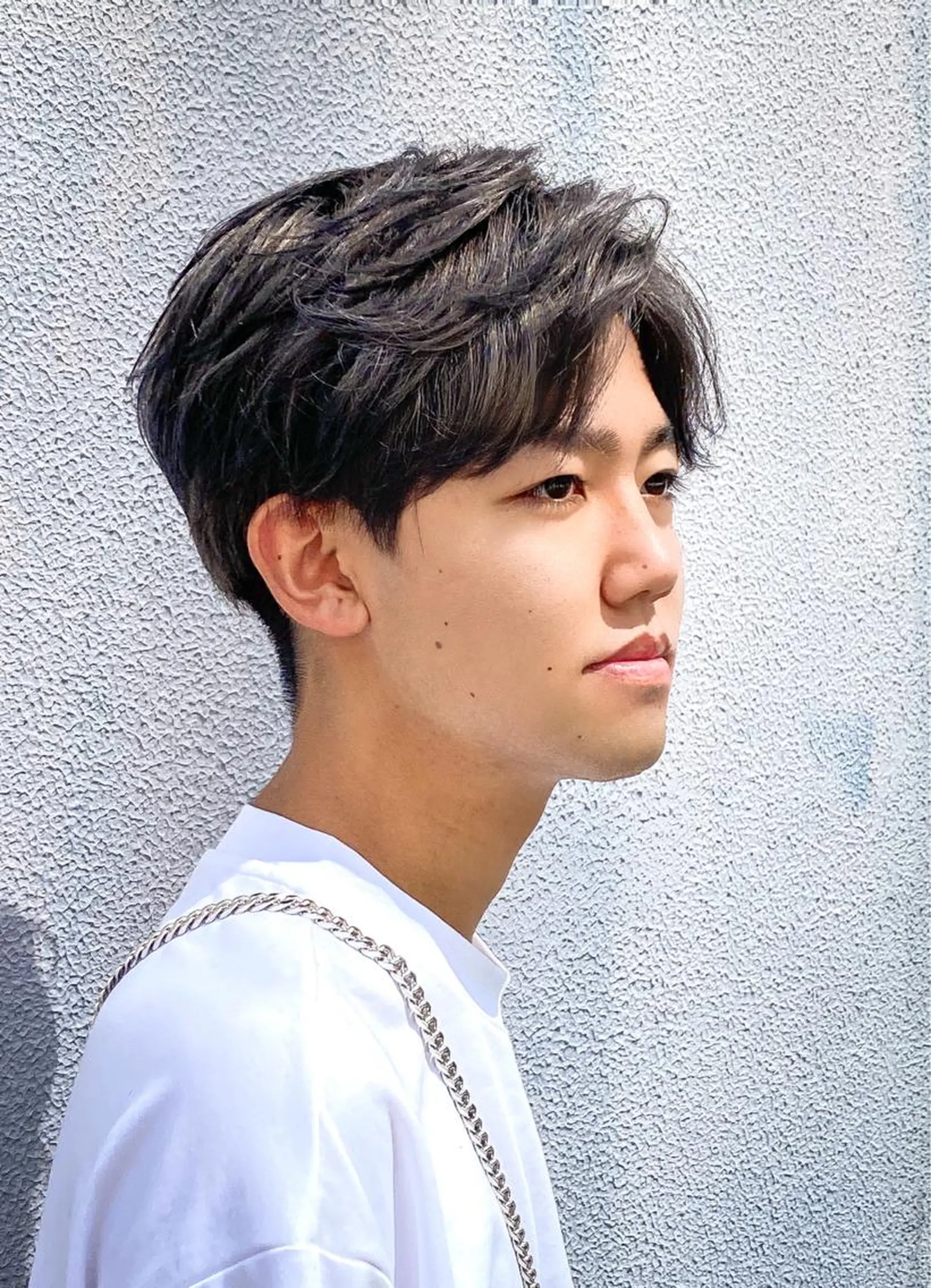 ショート カラー パーマ メンズ MENS  FEEL南森町所属・佐藤 達郎のヘアスタイル