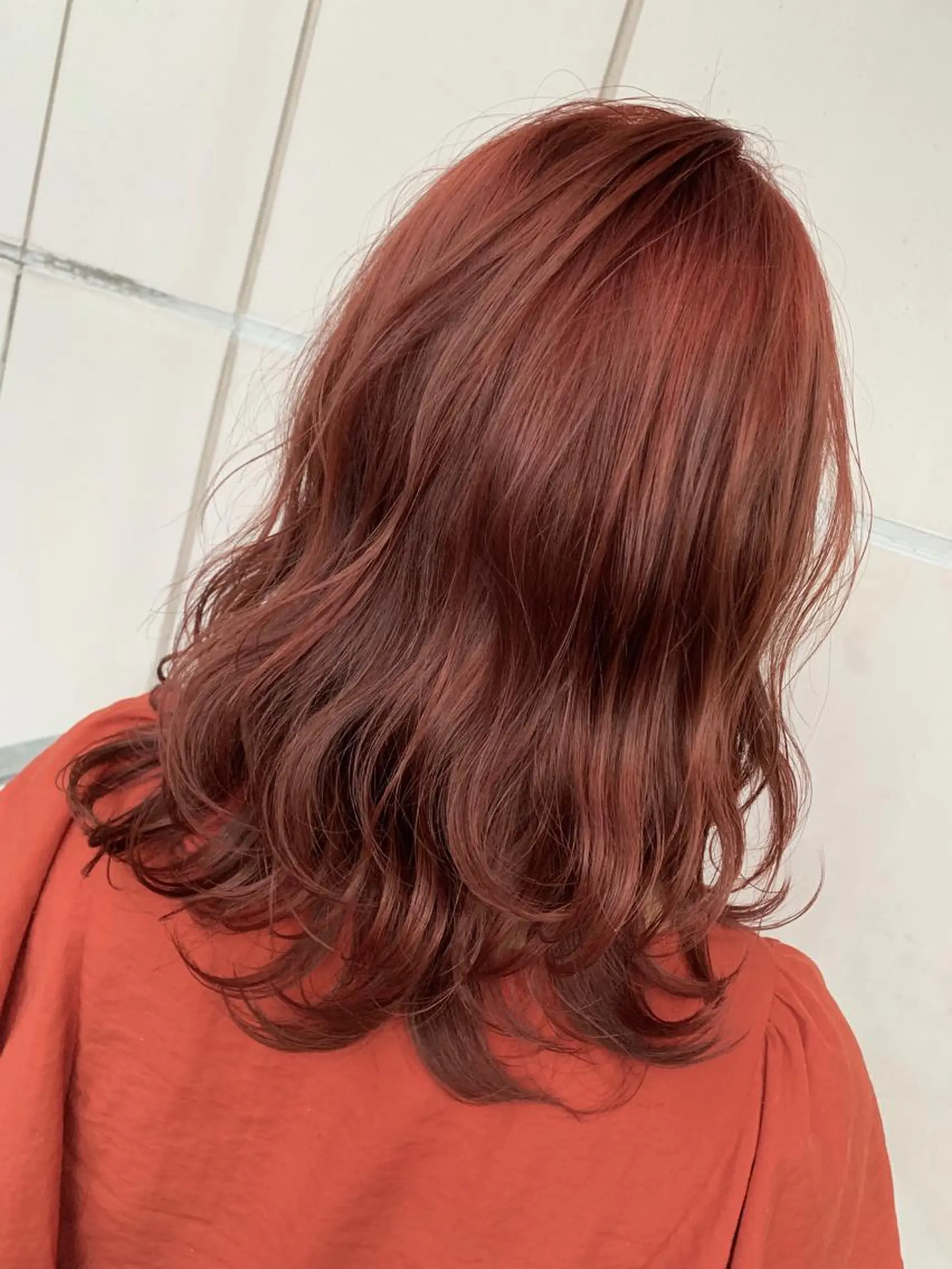 ミディアム カラー ヘアカラー トリートメント 髪質改善will hairdesignのヘアスタイル