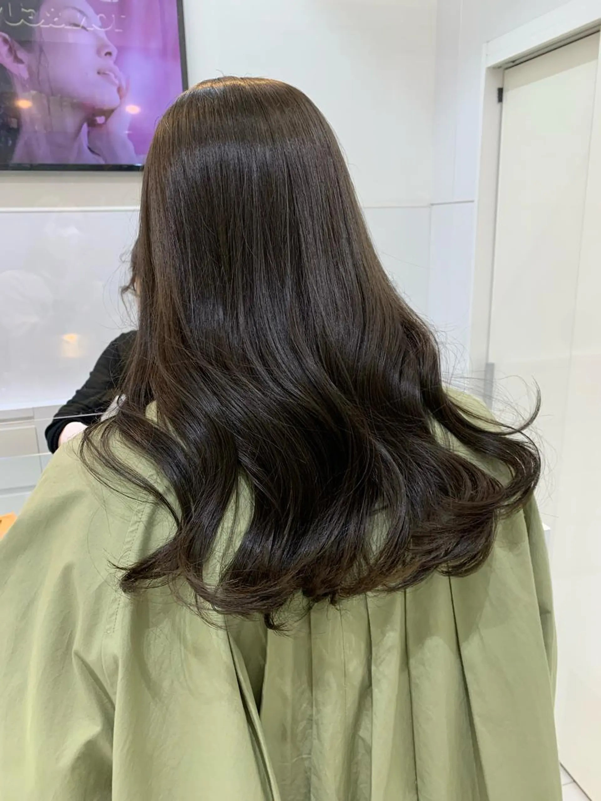 ロング カラー ヘアアレンジ 透明感カラー 岩堀 氷河のヘアスタイル