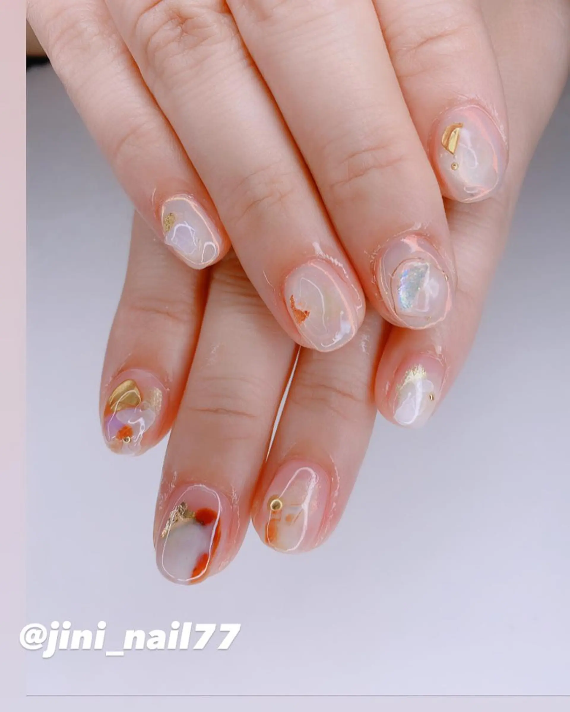 ネイル ハンドネイル JINI NAIL所属・ジニ ネイルのネイルデザイン