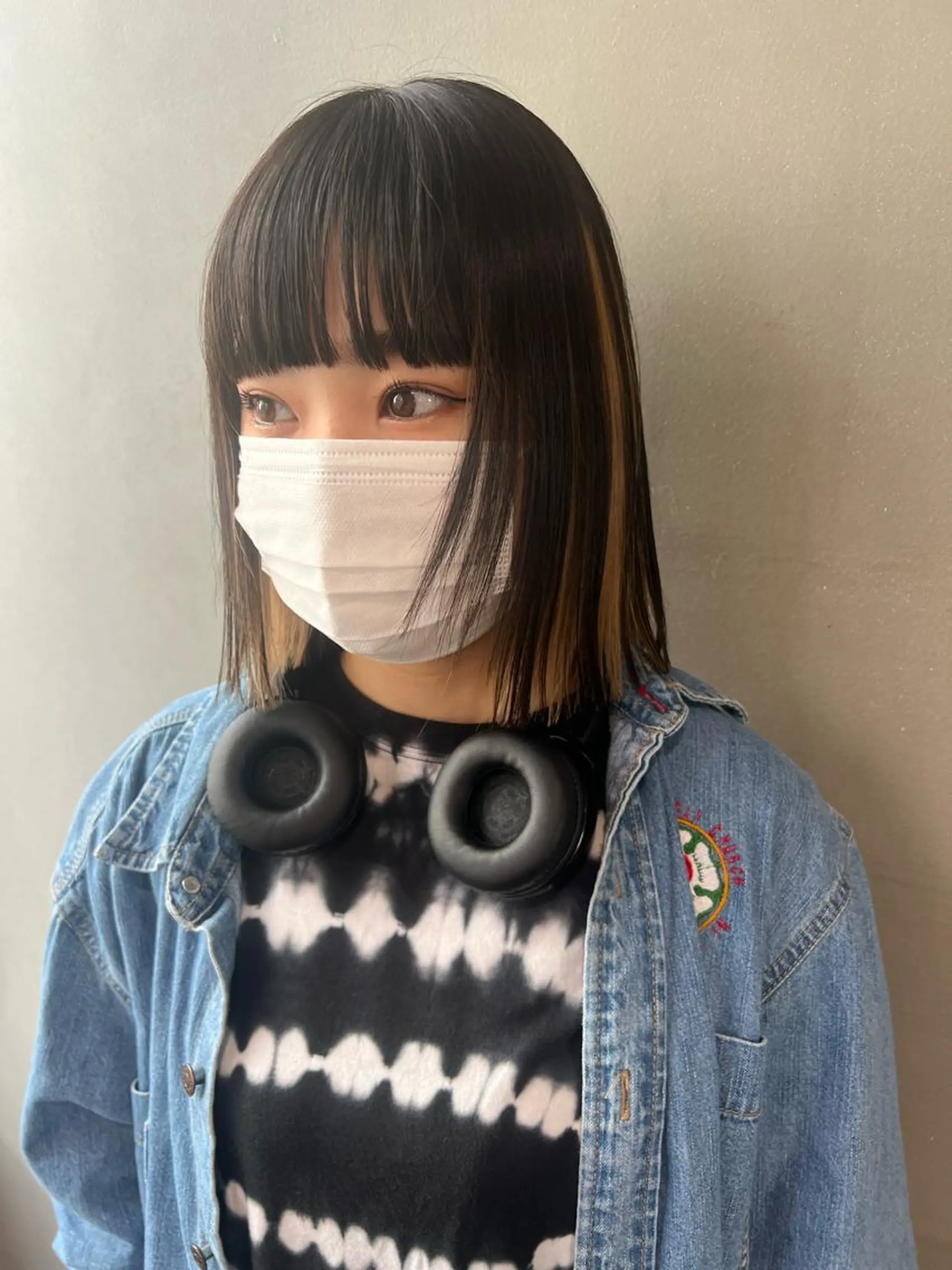 ショート カラー パーマ ヘアアレンジ メンズ キッズ ネイル マツエク・マツパ アイブロウ SALOWIN梅田茶屋町店所属・ウルフレイヤーカット /チヒロのヘアスタイル