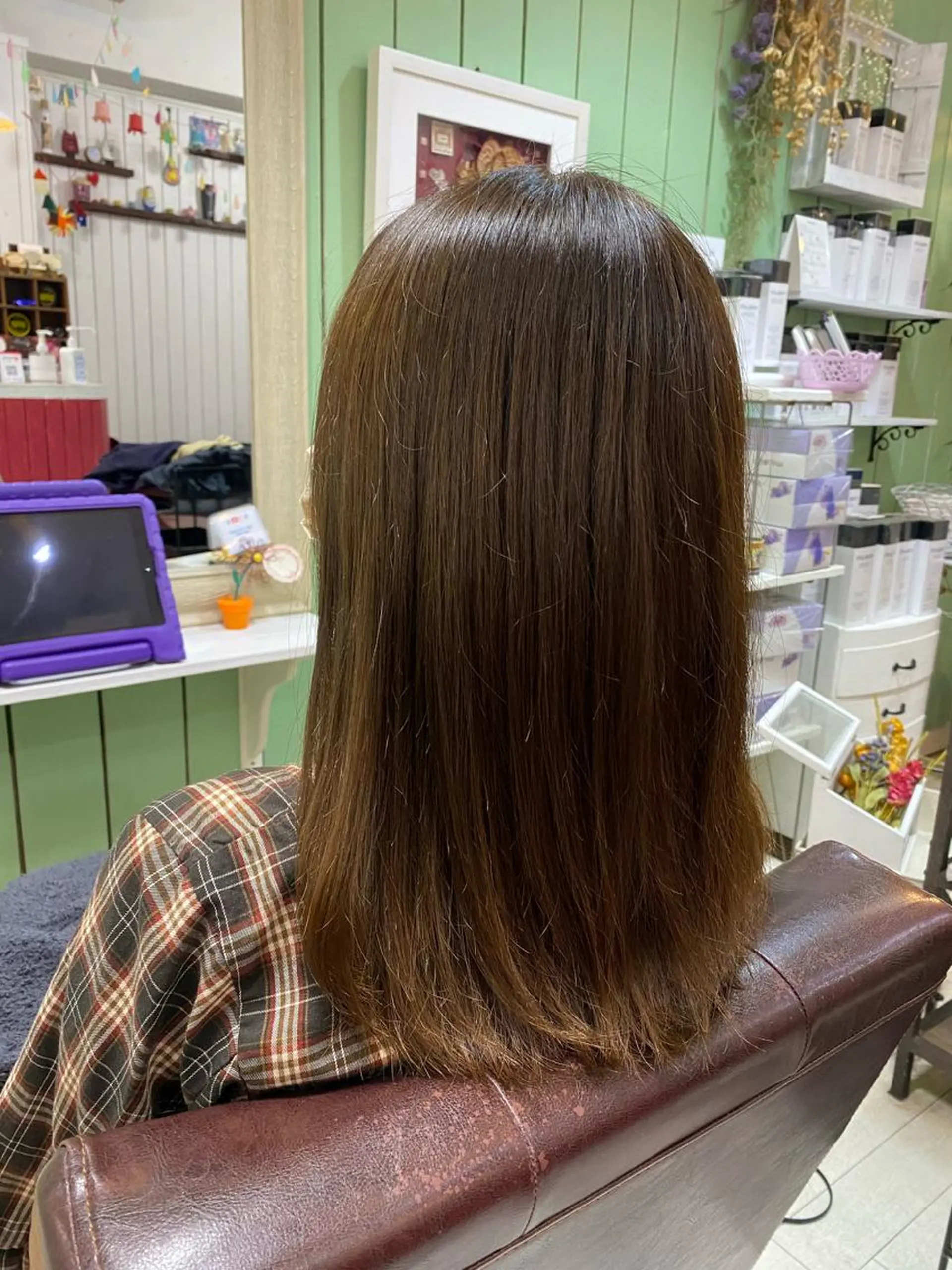 カラー ベージュカラー 🩶西 雪乃/透明感 🫧/赤み消し✨🩶のヘアスタイル