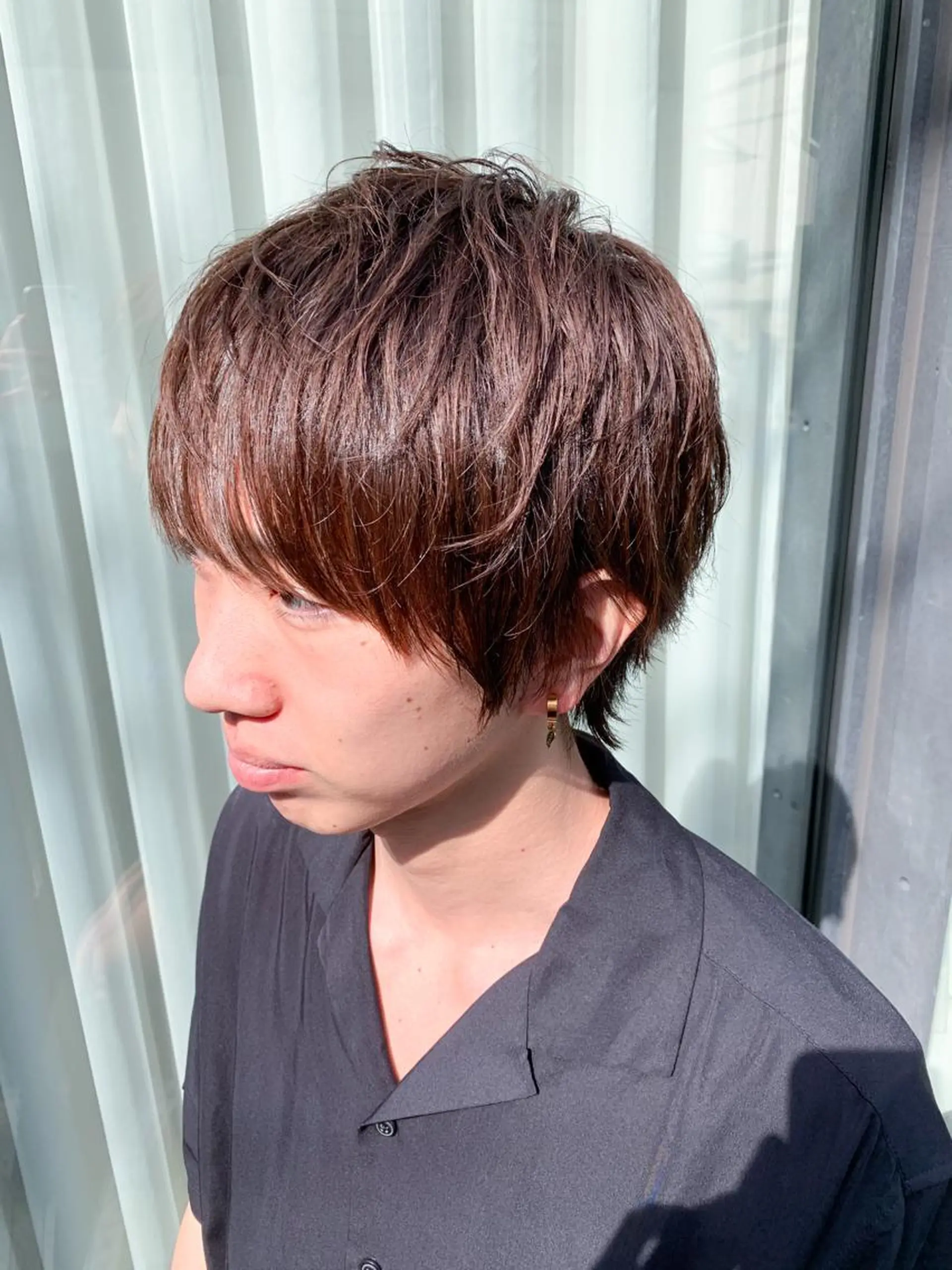 ショート カラー メンズ 🍀ケアブリーチ カラー🍀坂井のヘアスタイル