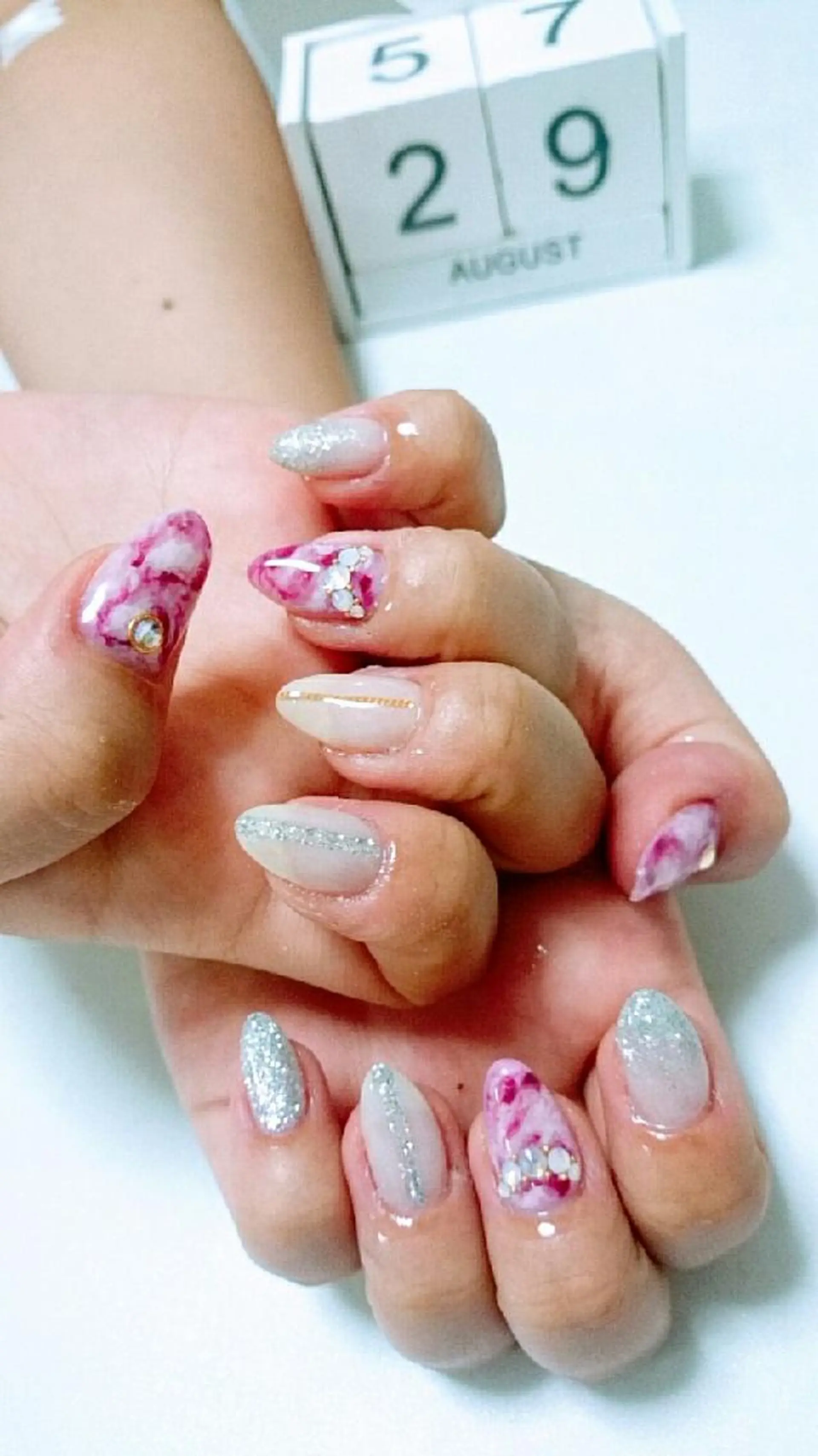 ネイル 大理石ネイル(マーブル) JEWEL nailのネイルデザイン