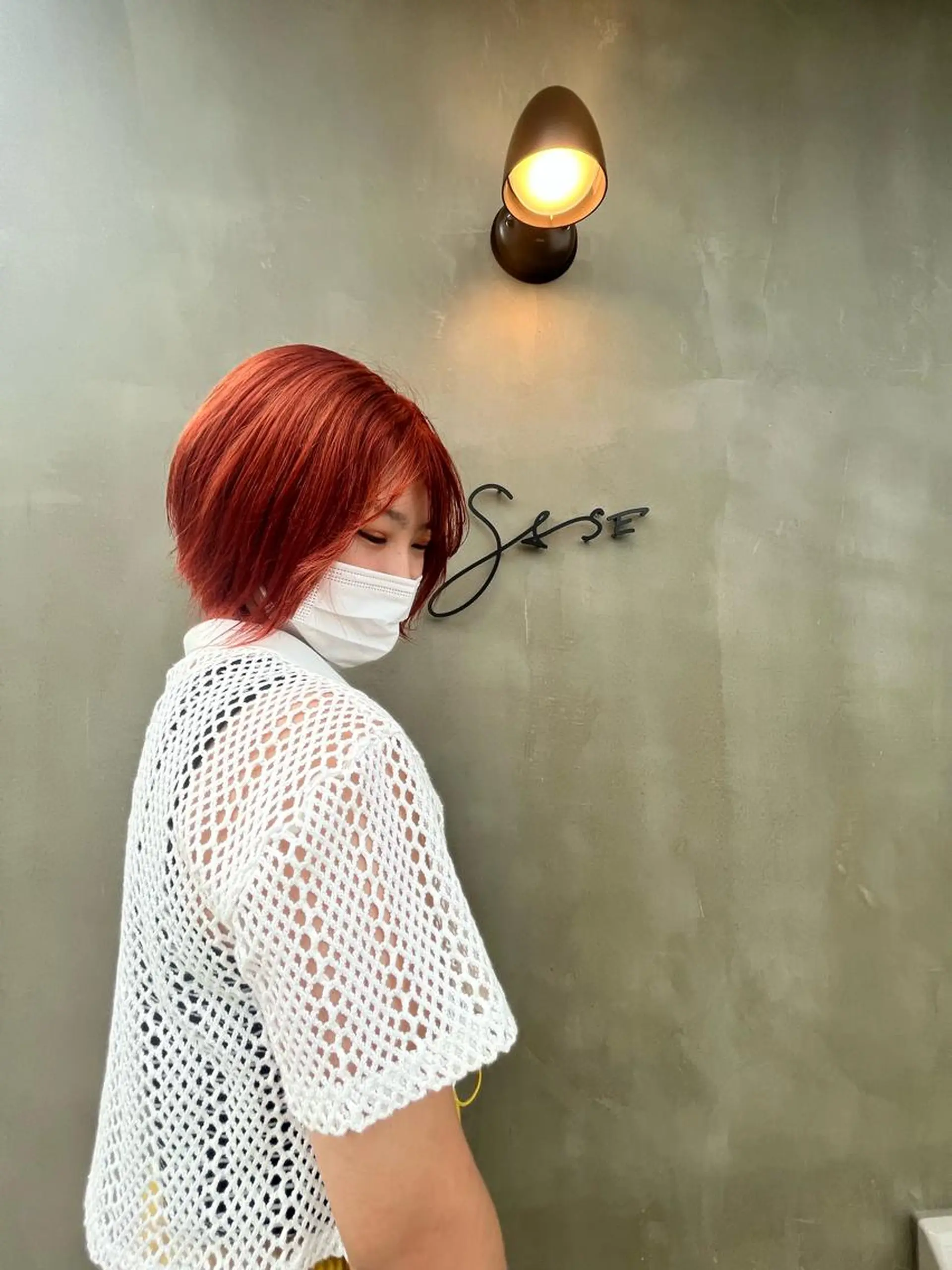 ショート カラー アッシュ ベージュカラー ブリーチ ケアブリーチ ダブルカラー ヘアカラー 🌼あんなtrend color🌼のヘアスタイル
