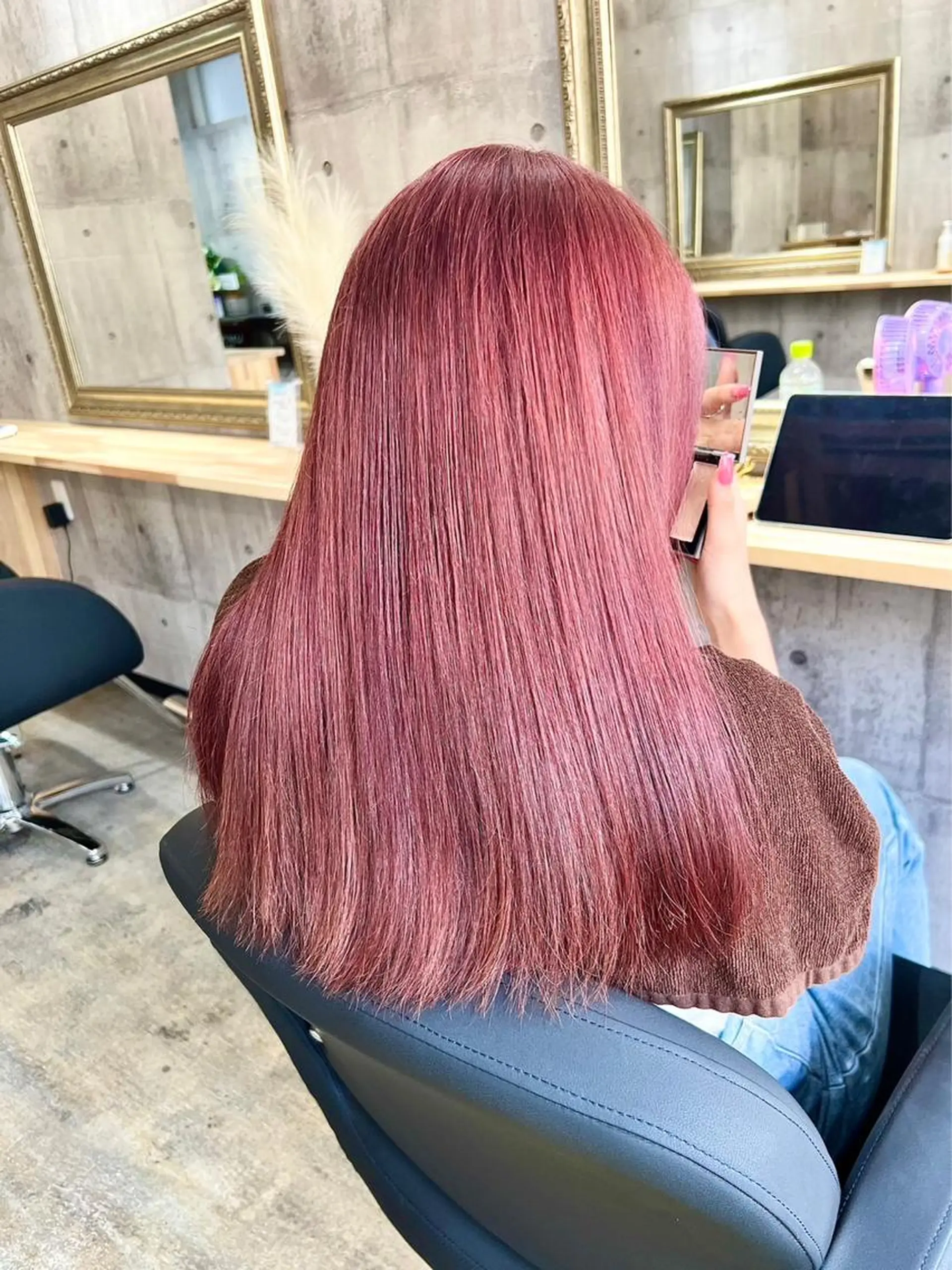 ロング カラー Sunny side 大名   RIOのヘアスタイル