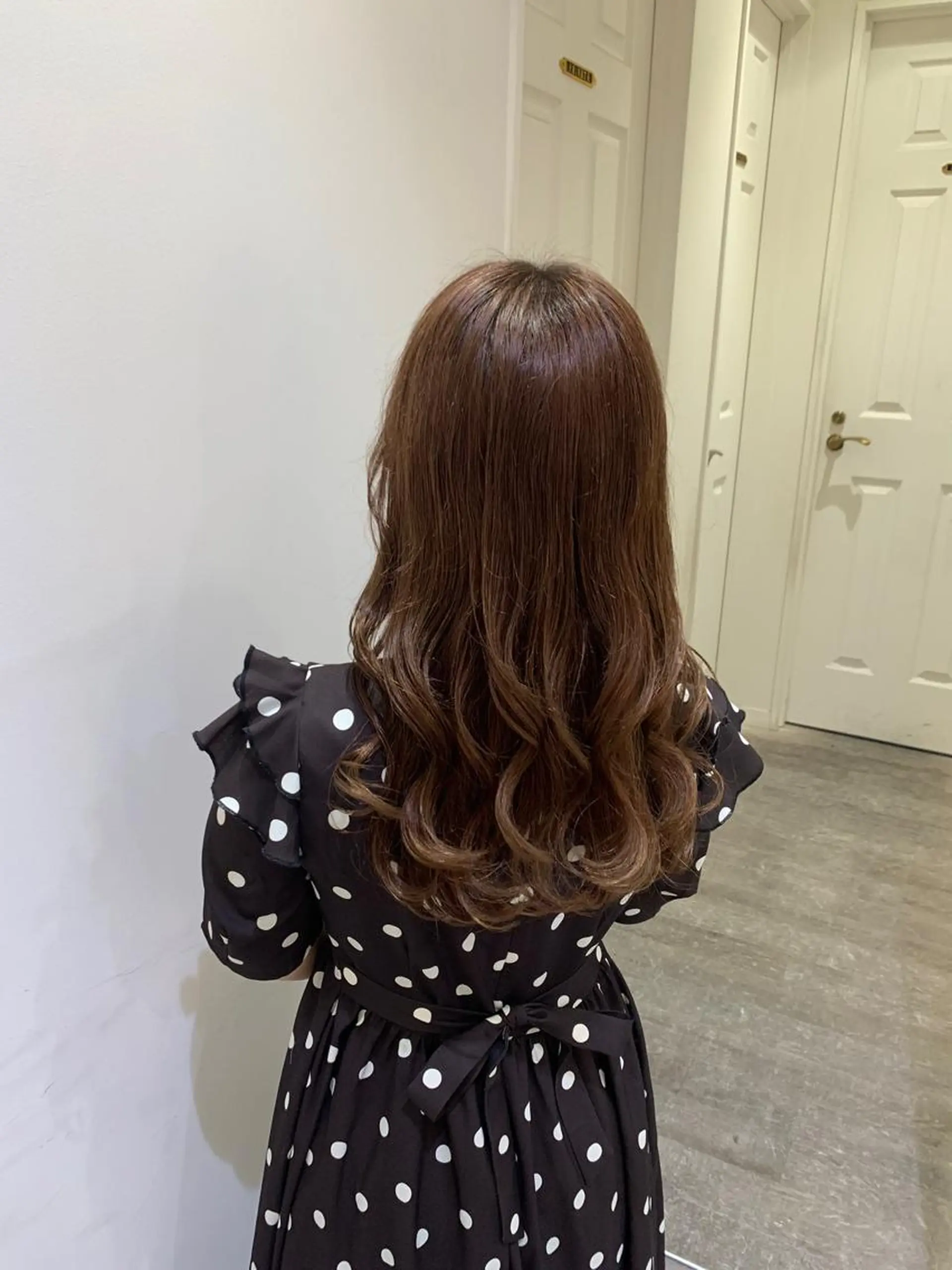 ロング ヘアアレンジ ミユ🎀ヘアメ 🎨デザインカラーのヘアスタイル