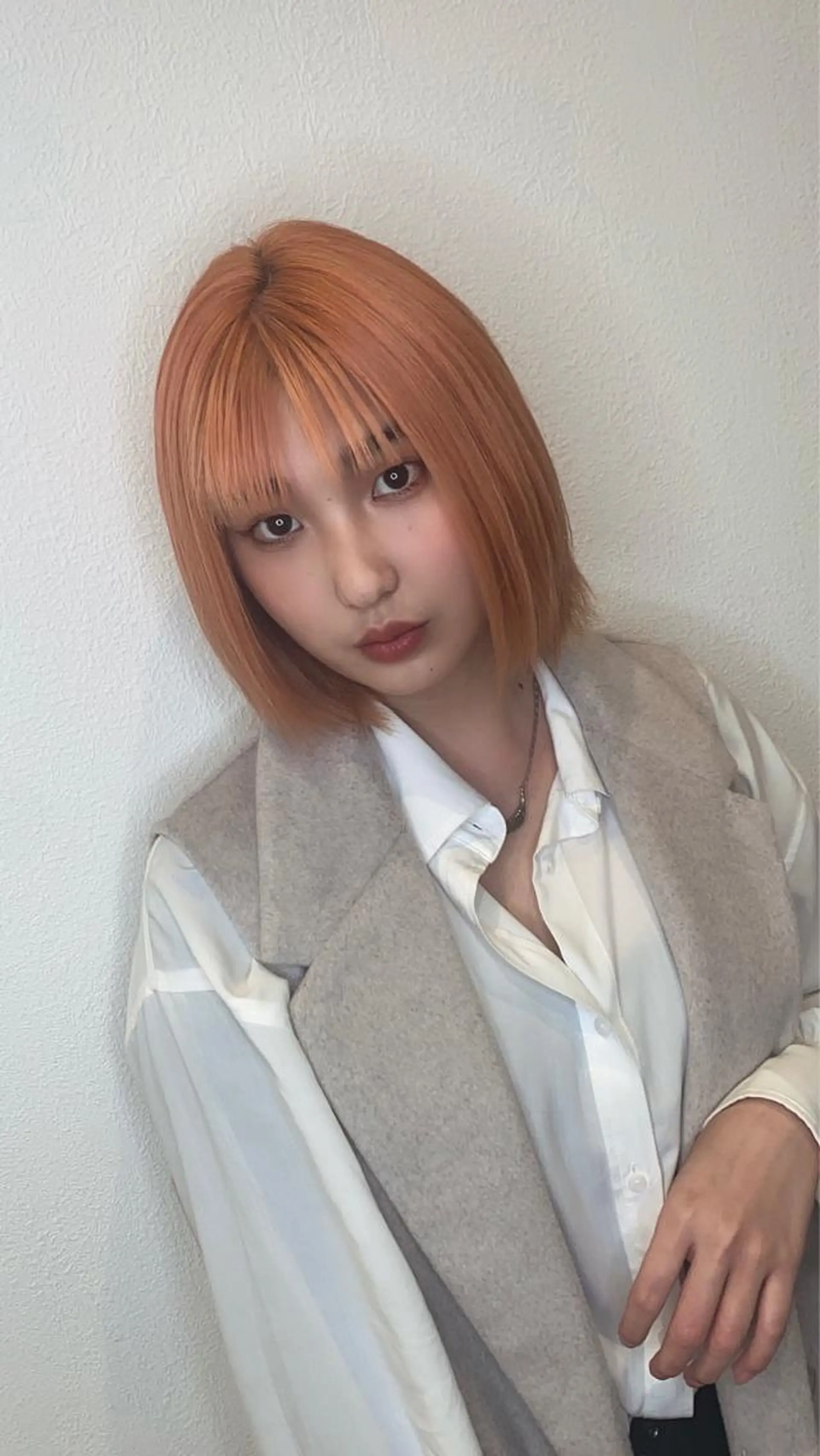 ショート カット ヘアカラー トリートメント ブリーチ無しカラー 👑店長　平松　由のヘアスタイル