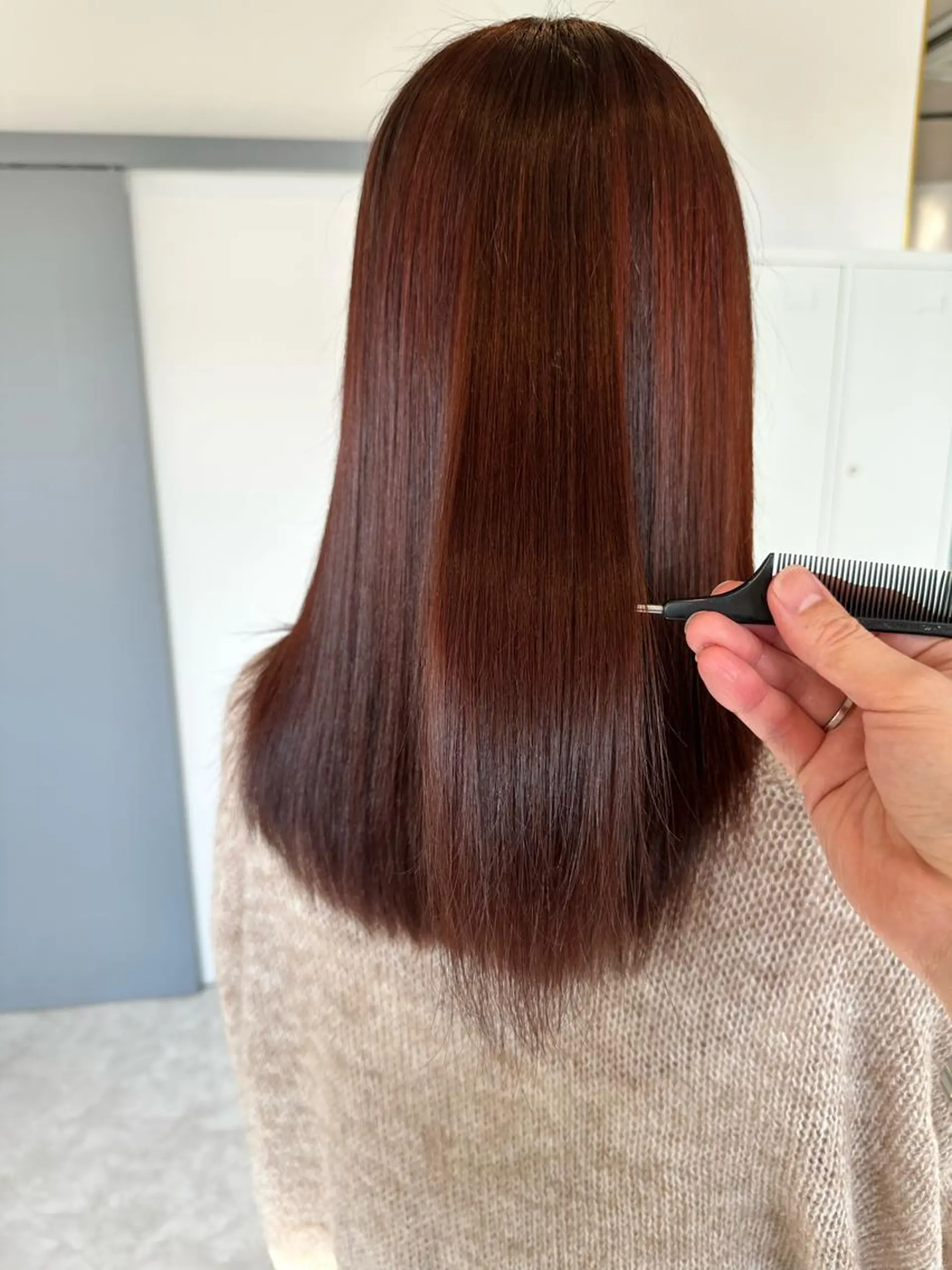 ロング カット トリートメント YOMU SUZUのヘアスタイル