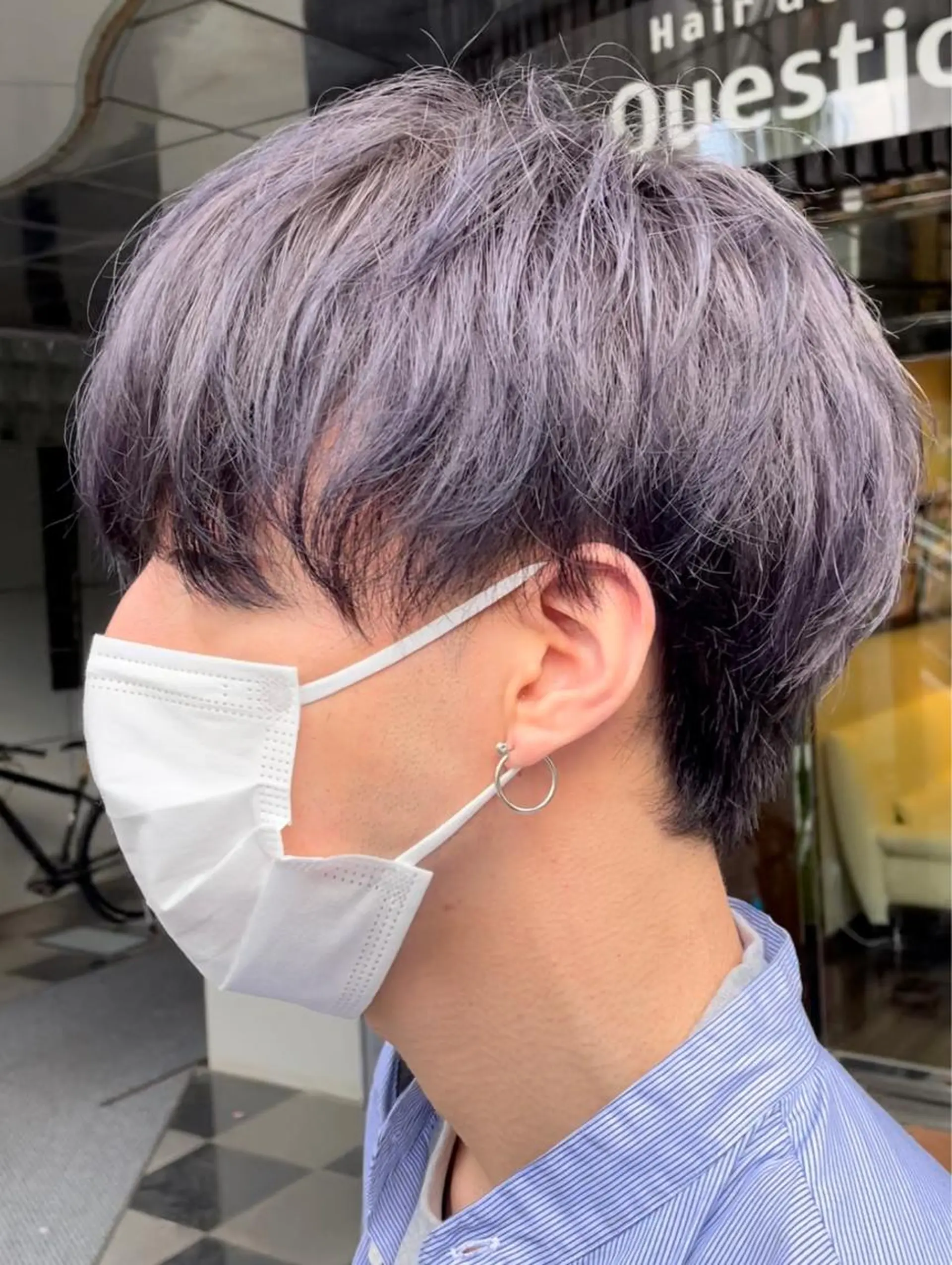 カラー メンズ ヘアカラー トリートメント 古指 匠巳のヘアスタイル