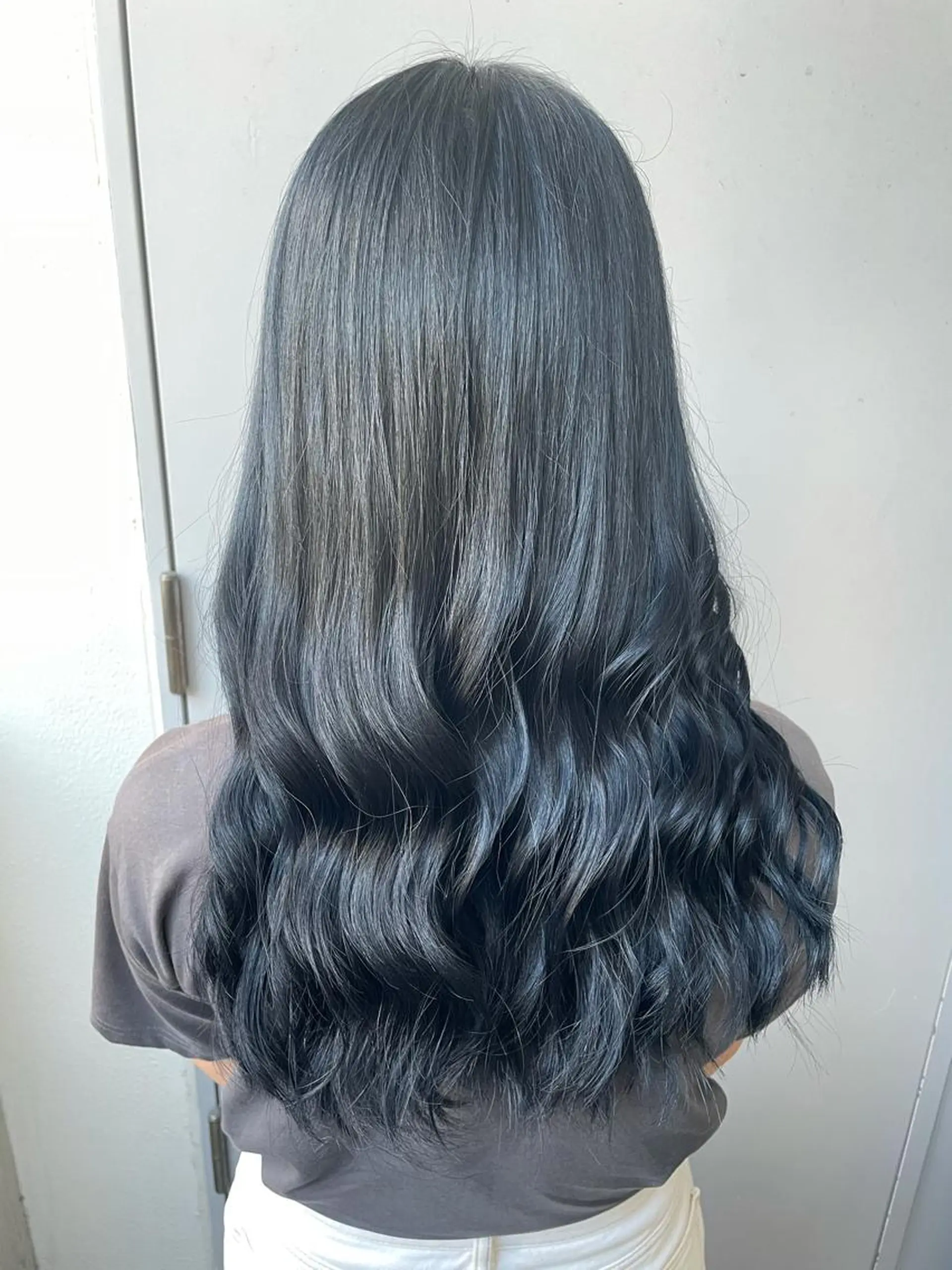 ロング カラー パーマ ヘアアレンジ メンズ キッズ ネイル マツエク・マツパ ブリーチカラー/似合 せ🎀amika🎀のヘアスタイル