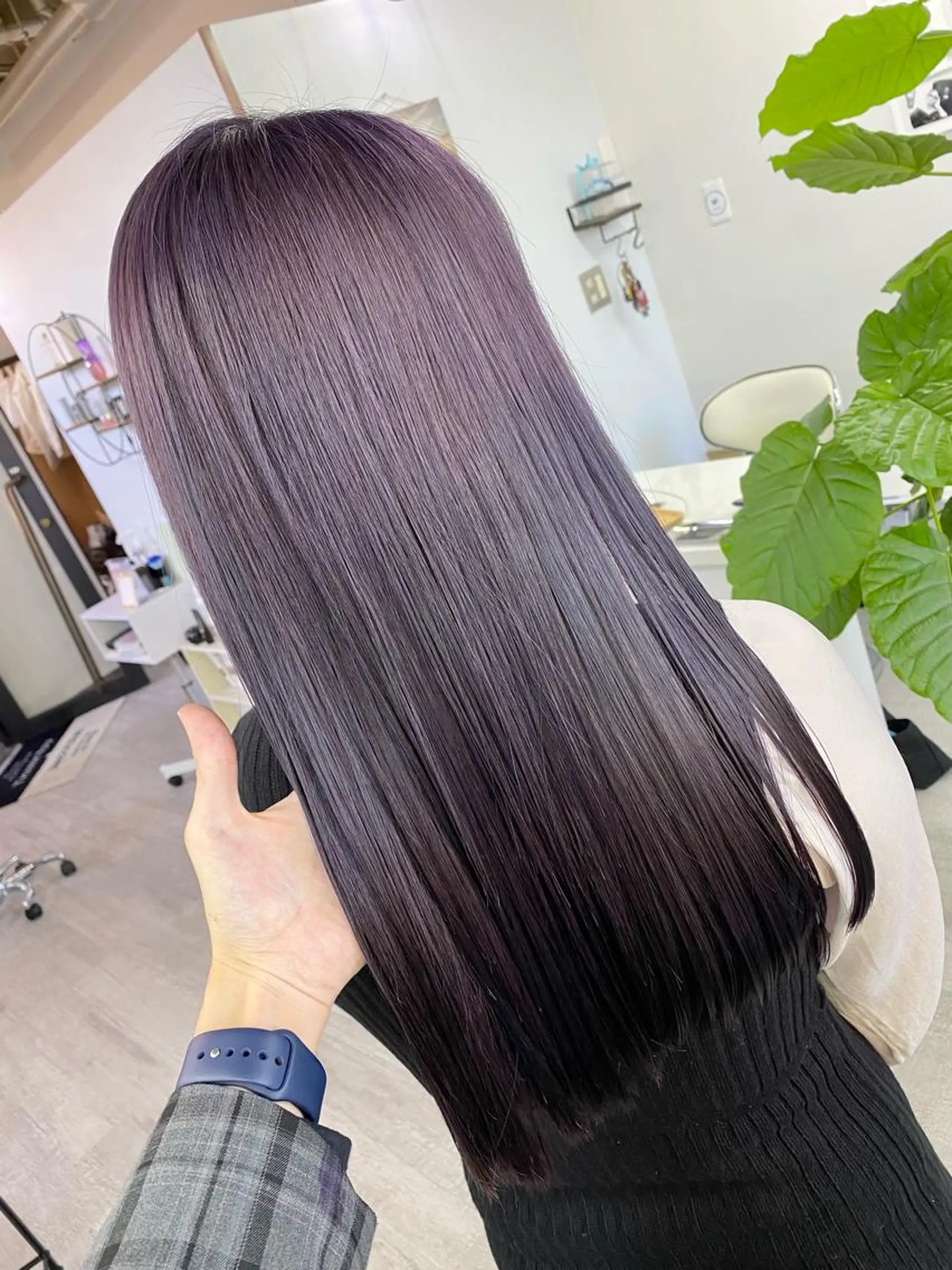 ロング カラー ヘアカラー トリートメント 名畑 裕貴のヘアスタイル