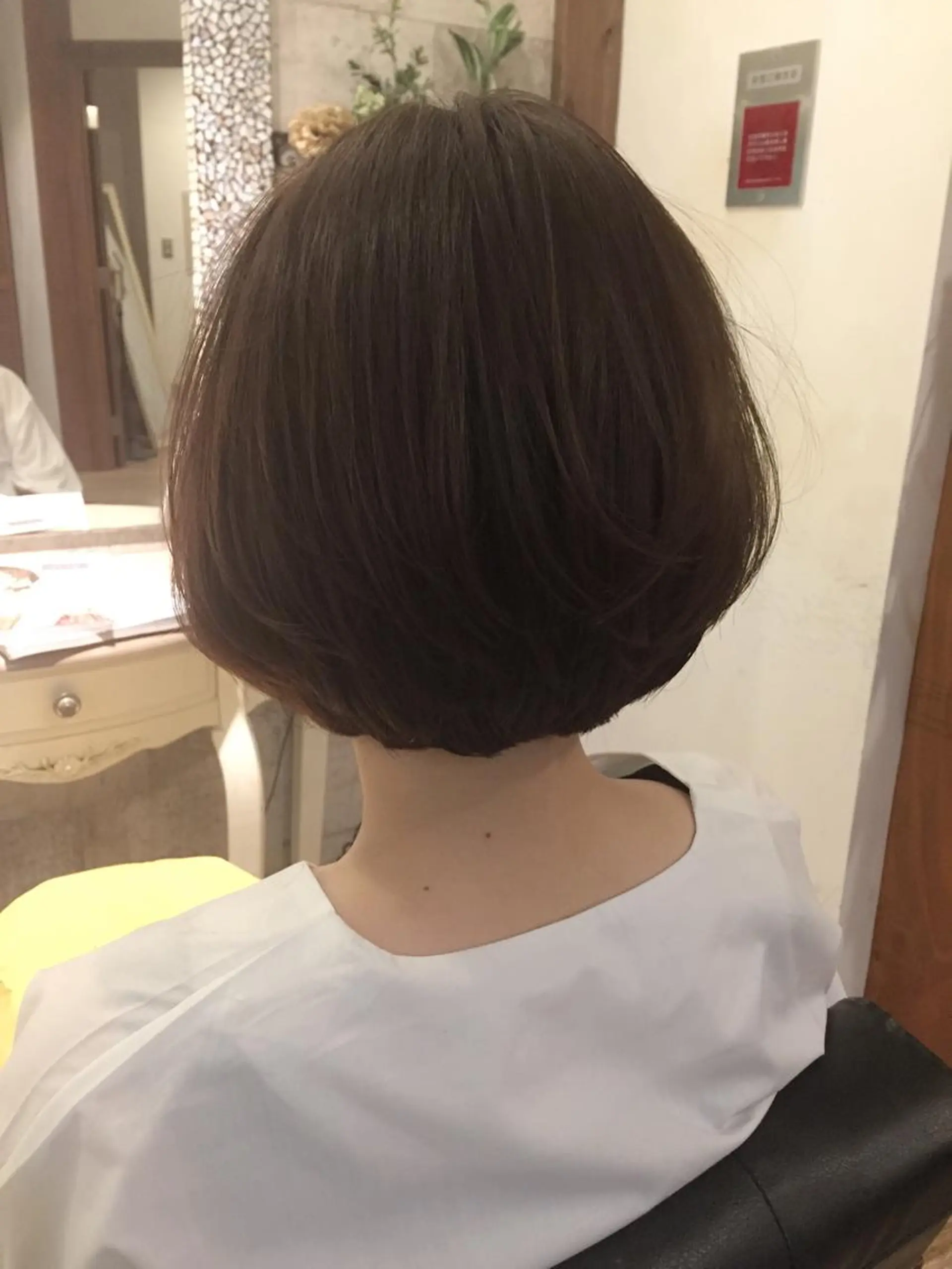 ショート カラー 透明感カラー グラデーションカラー イルミナカラー ボブ ヘアカラー トリートメント SALOWIN(サロウィン)広島並木通り所属・田村和範/似合わせ カラー/縮毛矯正のヘアスタイル