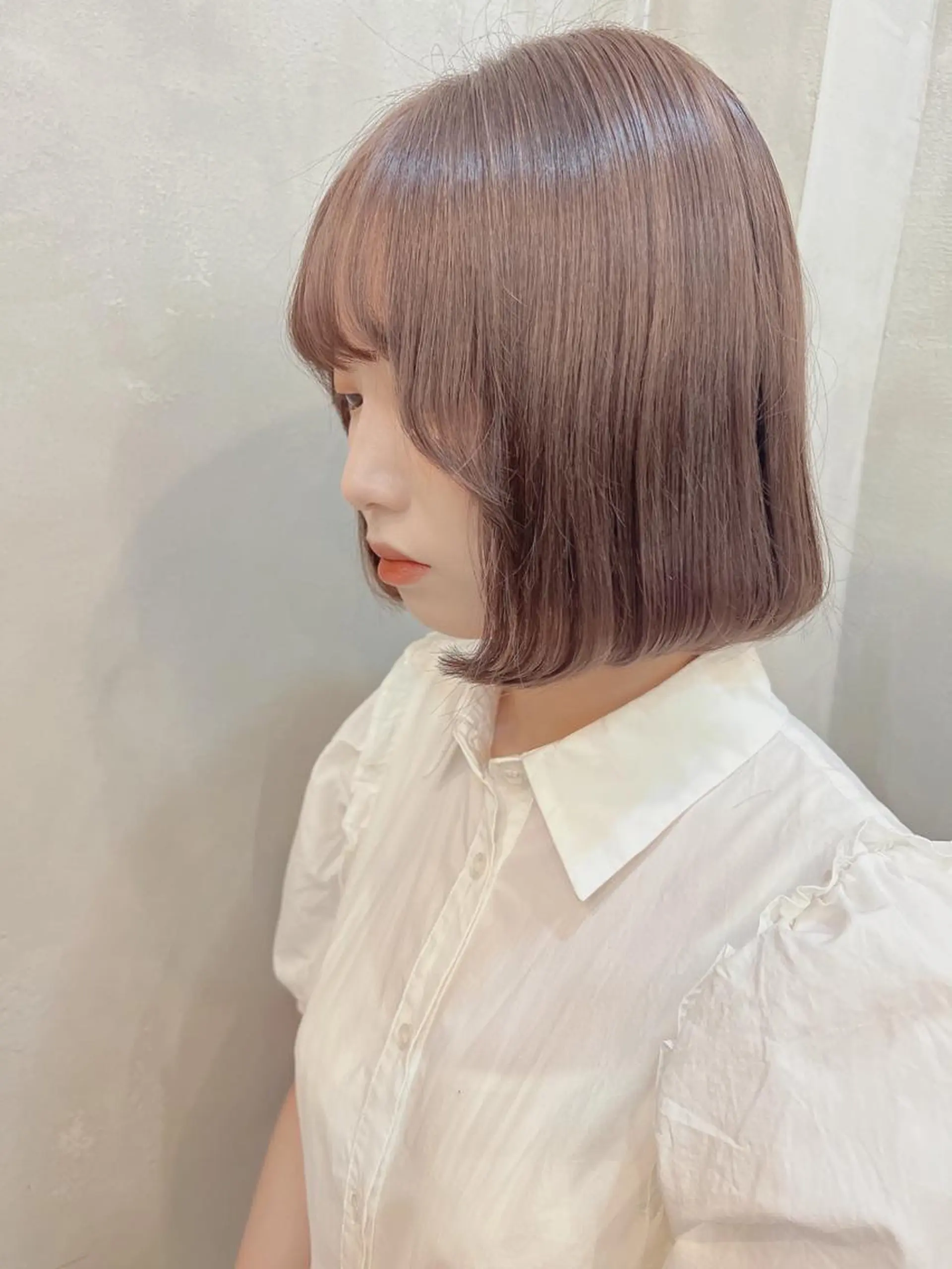 ショート カラー 透明感カラー マツエクmarry池袋所属・マツエクモデル無料 marry 池袋秦のマツエク・マツパデザイン