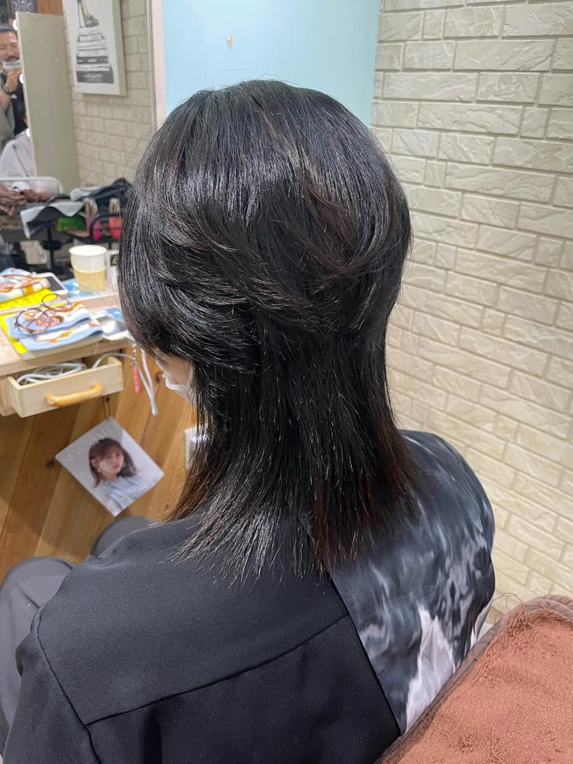 セミロング ウルフカット COREblanc ゆきの／表参道 原宿のヘアスタイル