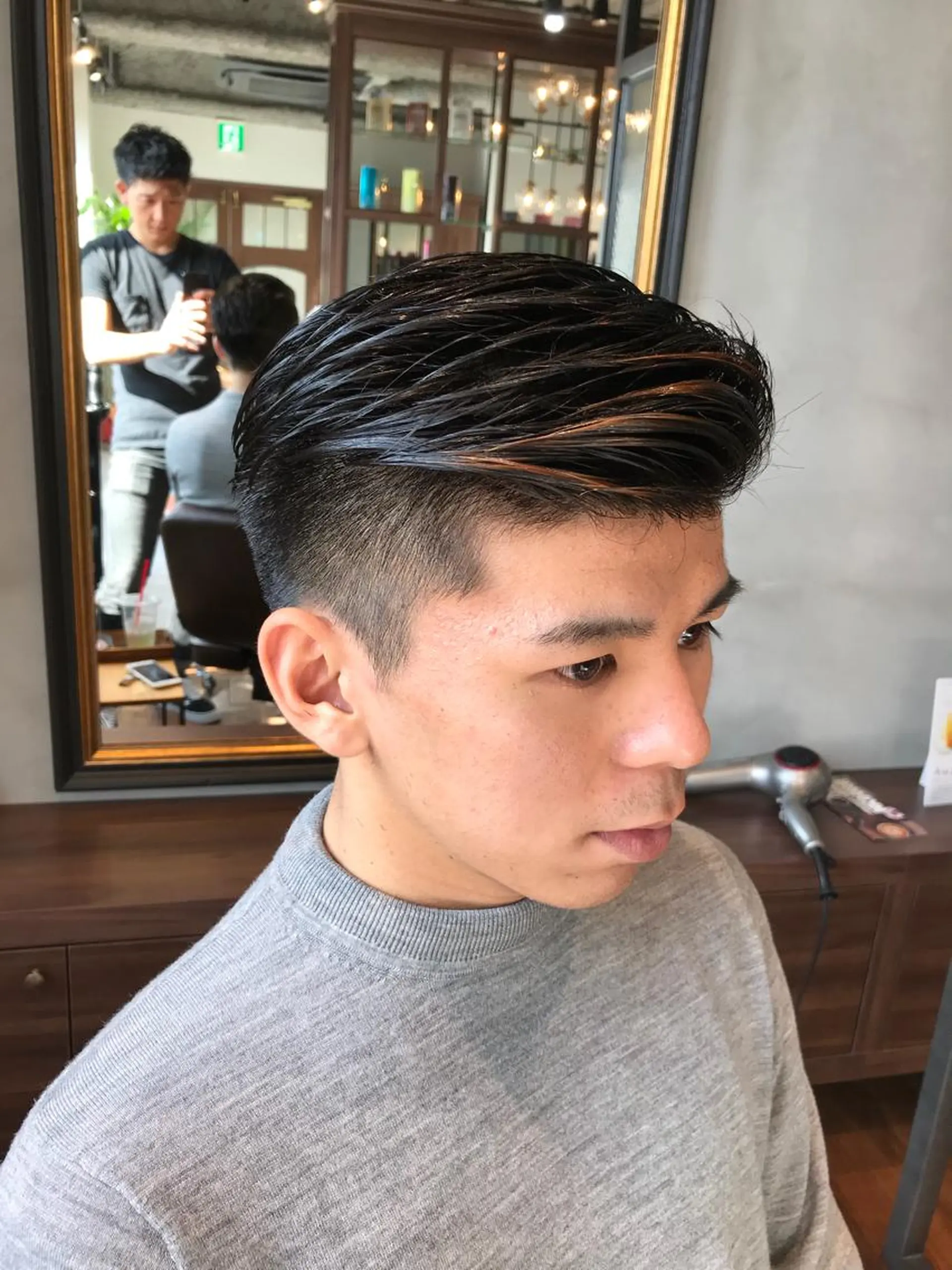 メンズ Leverage所属・【店長】外国人風 メンズヘア尾上雄輝のヘアスタイル