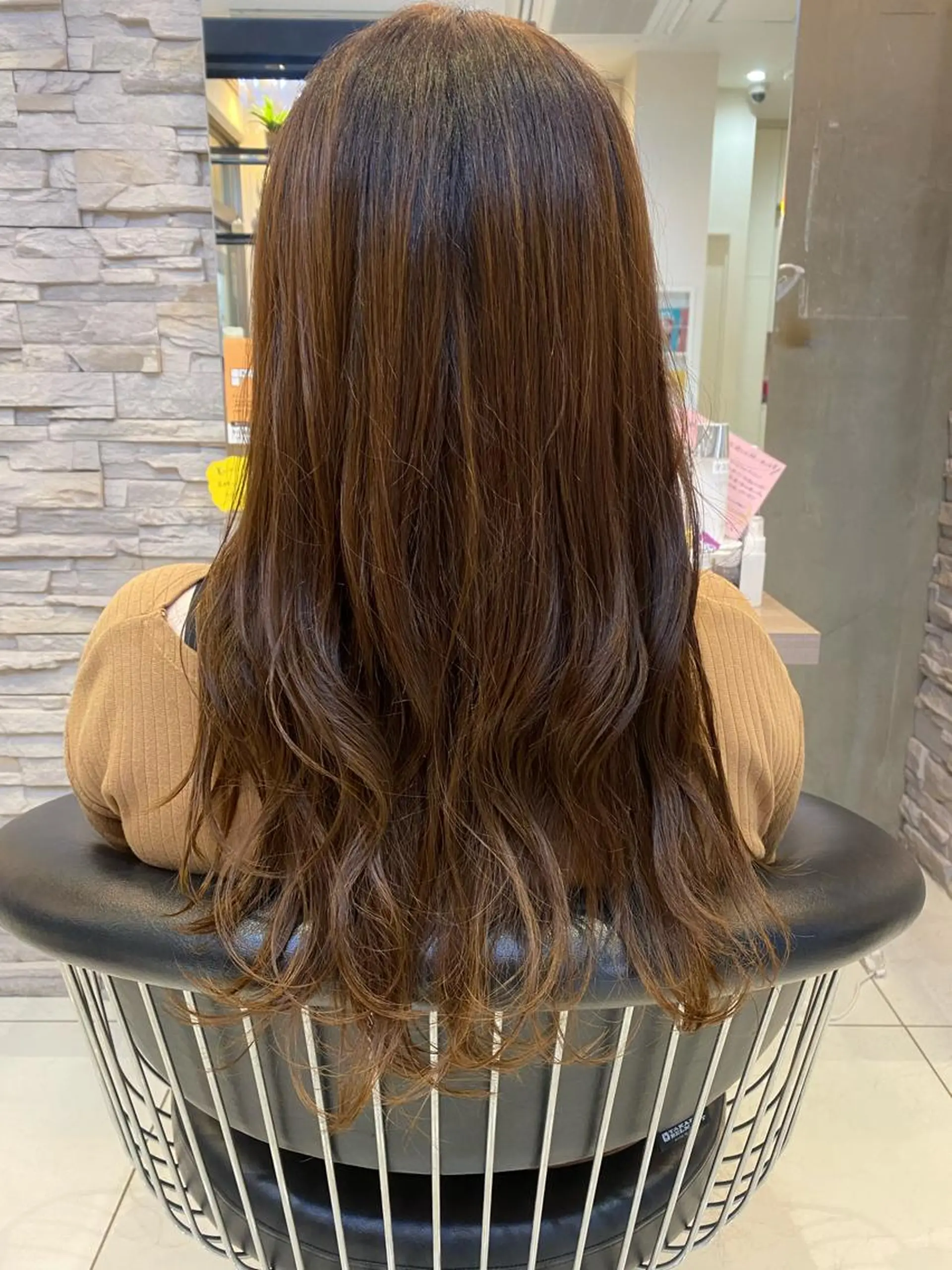 ロング カラー ヘアアレンジ 兒玉/透明感カラー 髪質改善のヘアスタイル