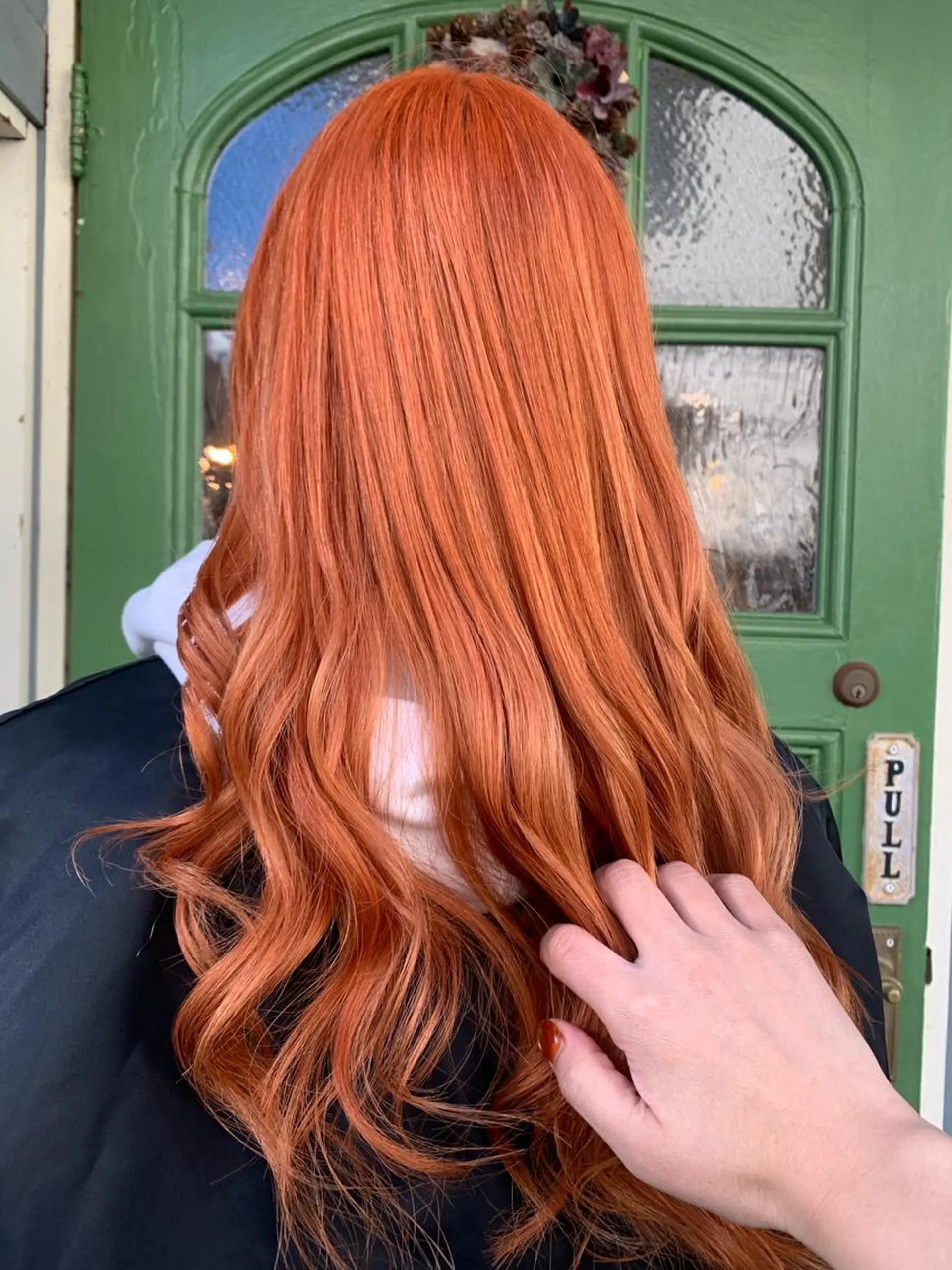 ロング カラー 清水千優/パーマ/透 明感カラー/メンズのヘアスタイル