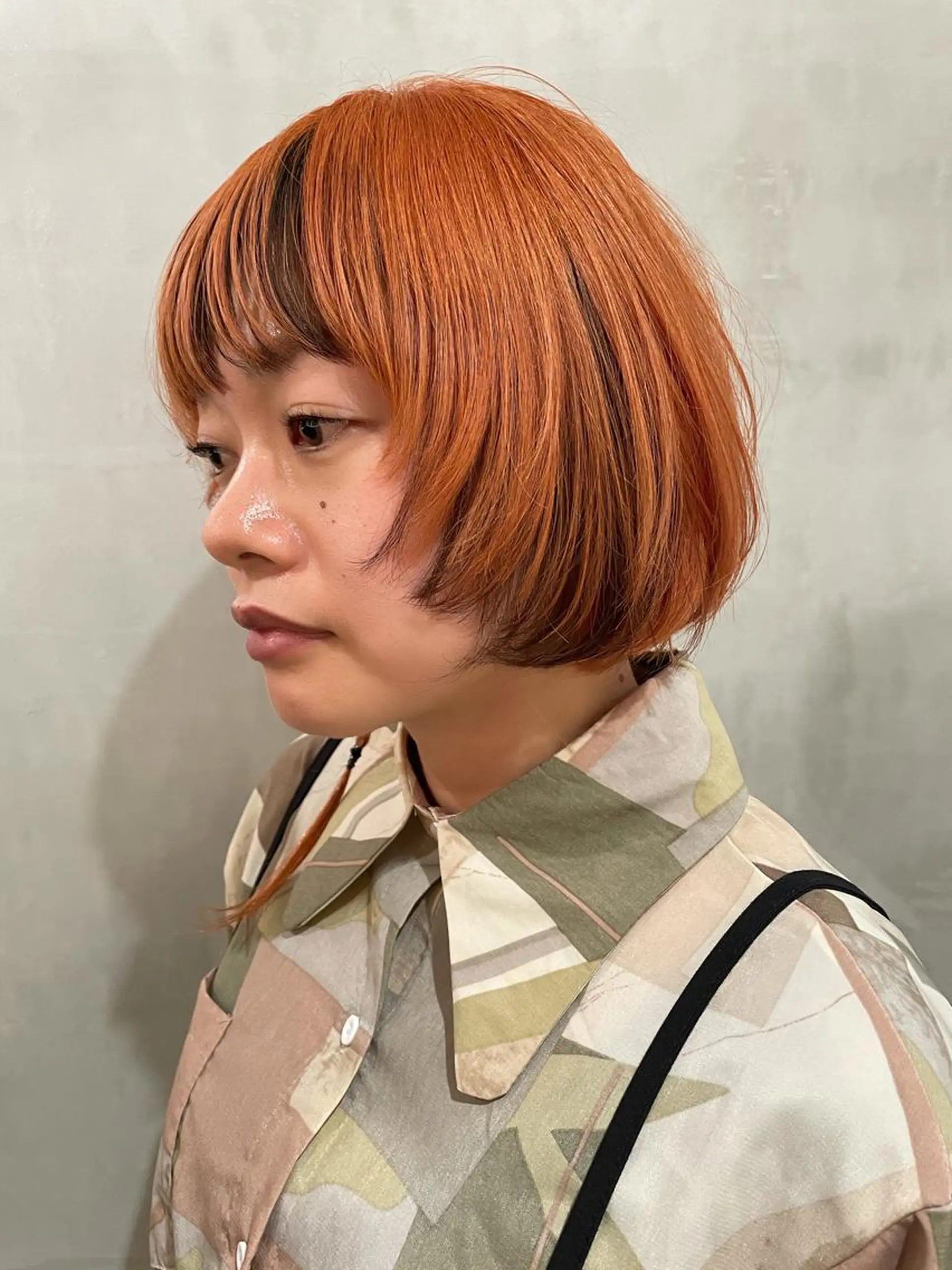 ショート カラー ヘアカラー トリートメント 優 作のヘアスタイル