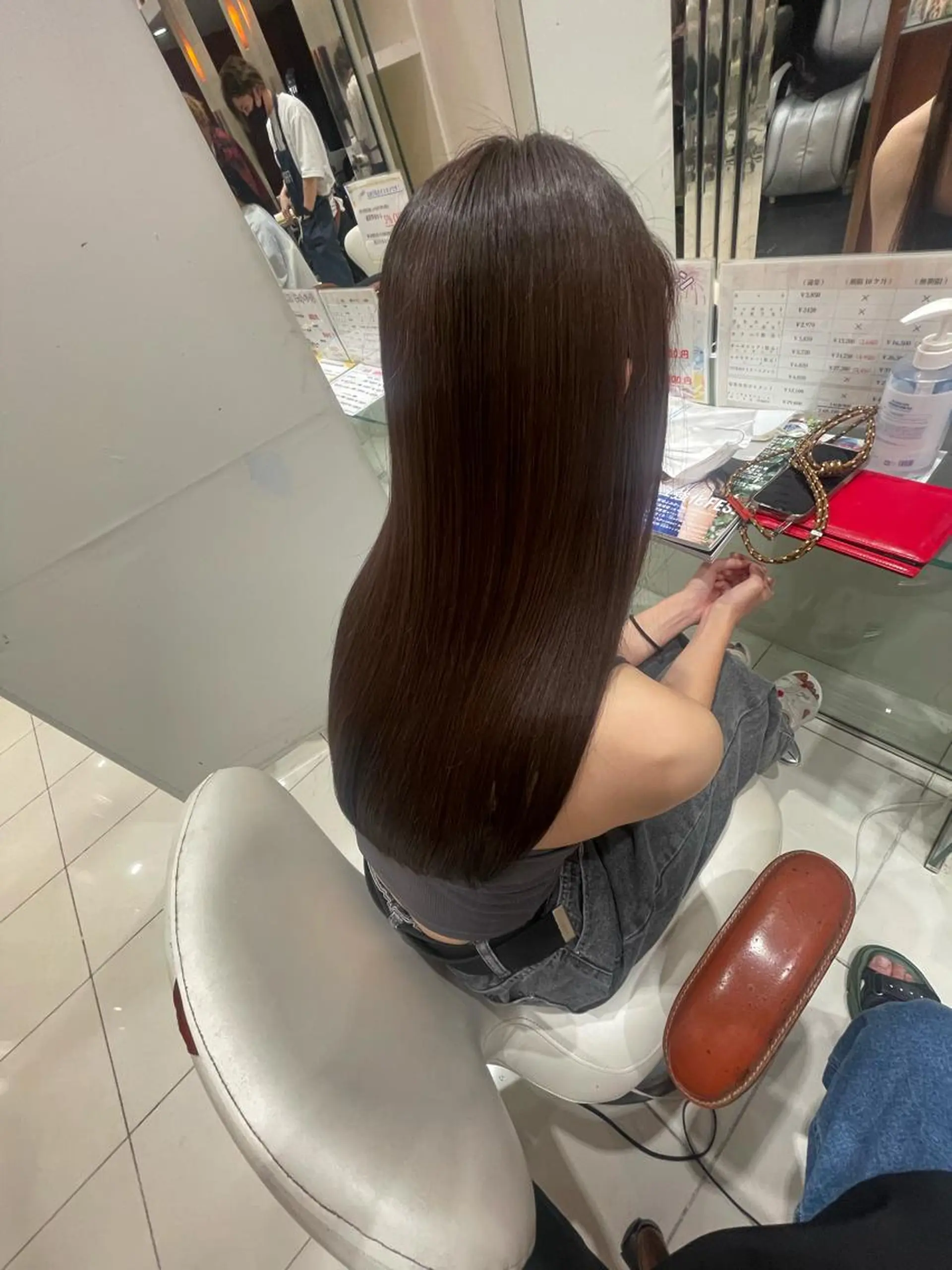 ロング カラー ヘアアレンジ en所属・金森 斗夢のヘアスタイル