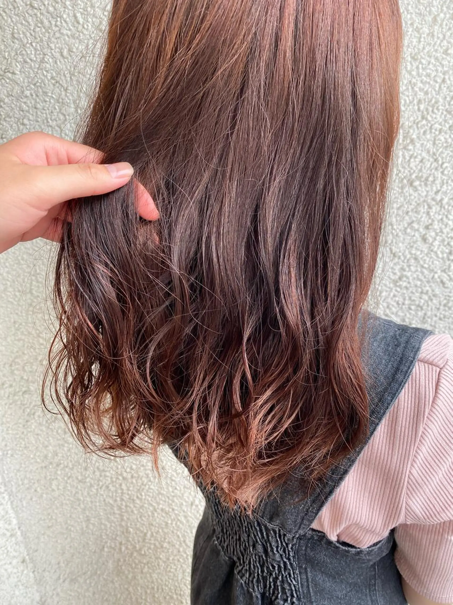 セミロング ヘアカラー トリートメント 猪股 華乃のヘアスタイル