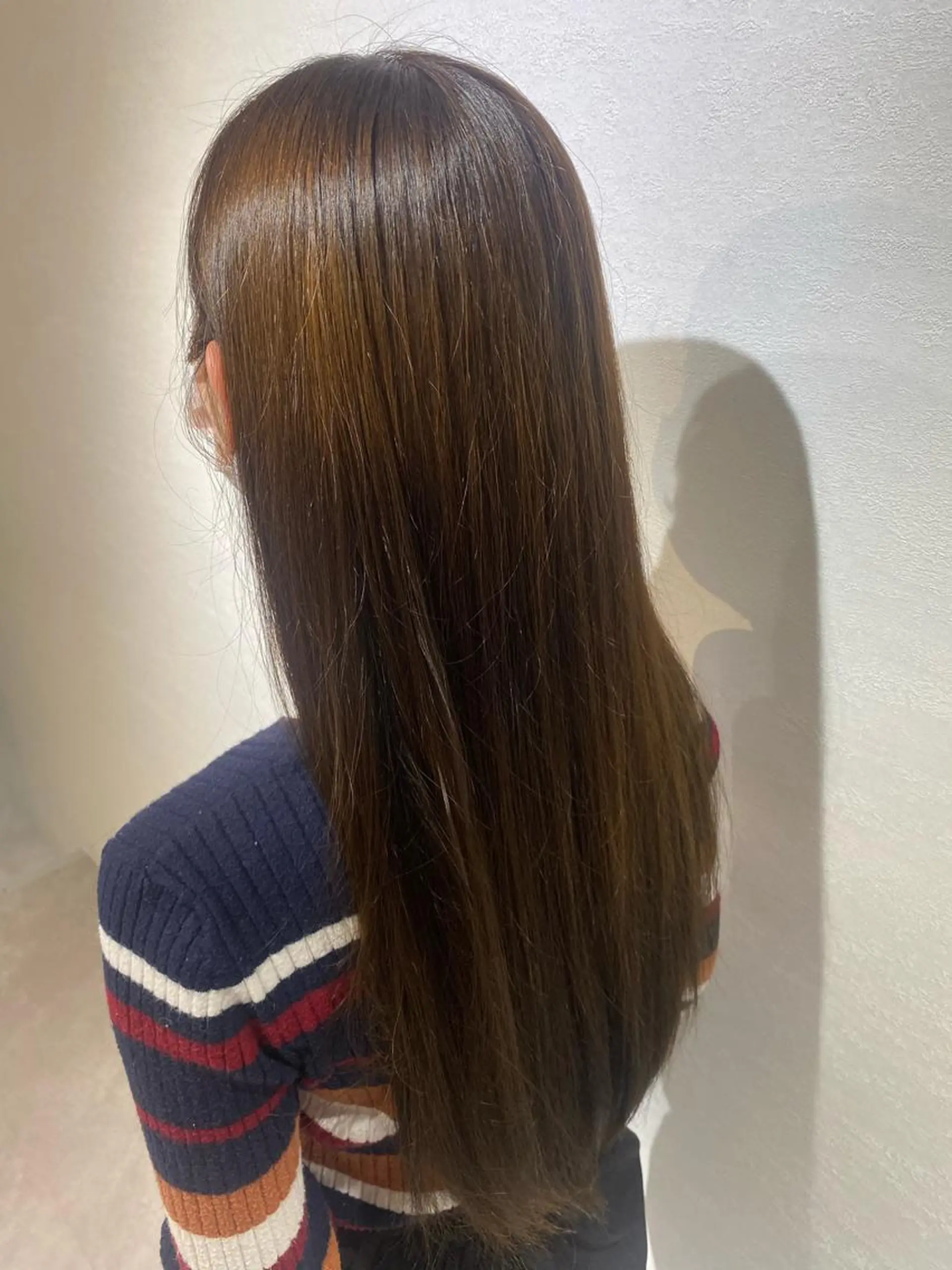 カラー ベージュカラー ヘアカラー 縮毛矯正とレイヤー /杉村凜汰郎のヘアスタイル