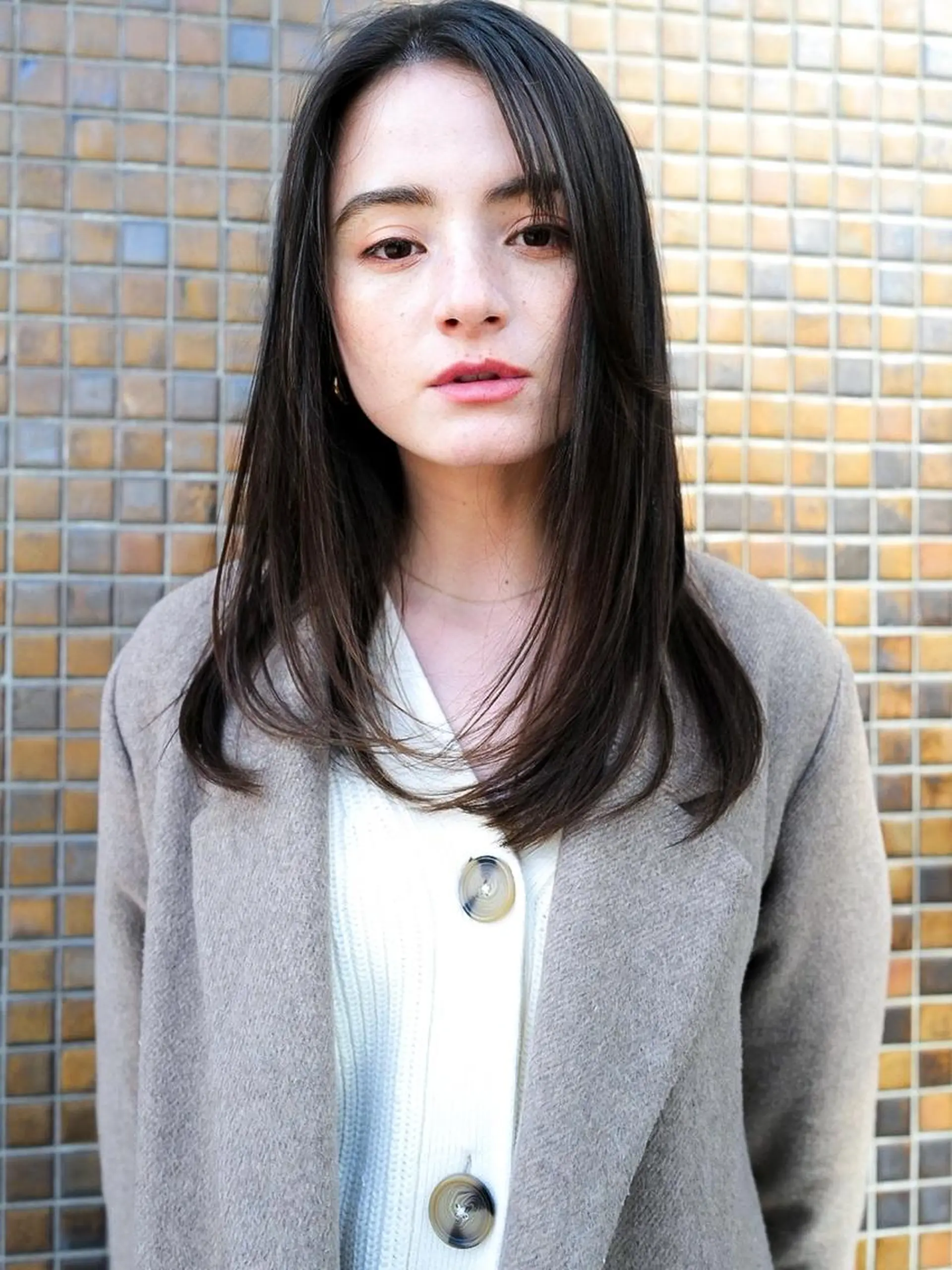 セミロング カラー ヘアアレンジ cecil hair 難波店所属・髪質改善透明感カラー /SHOGO☀️のヘアスタイル