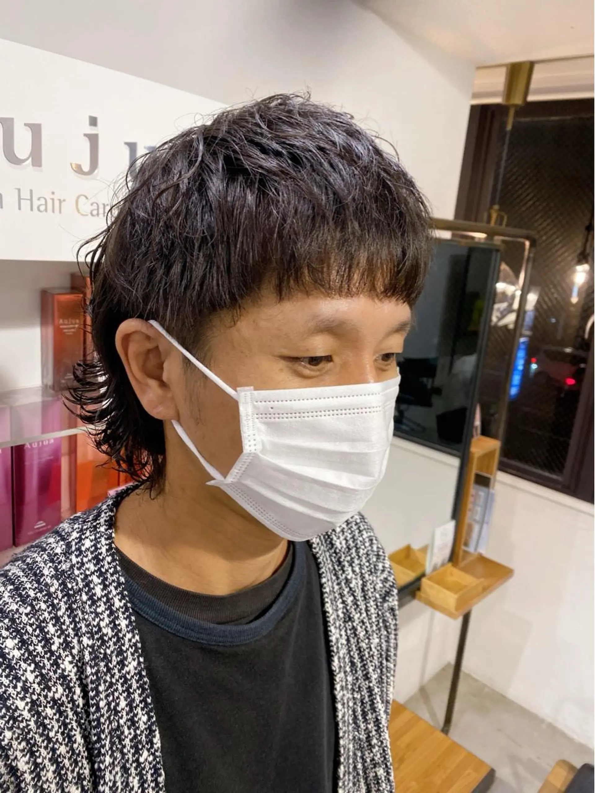 メンズ マレットヘア 🐰中村 優樹🤍のヘアスタイル