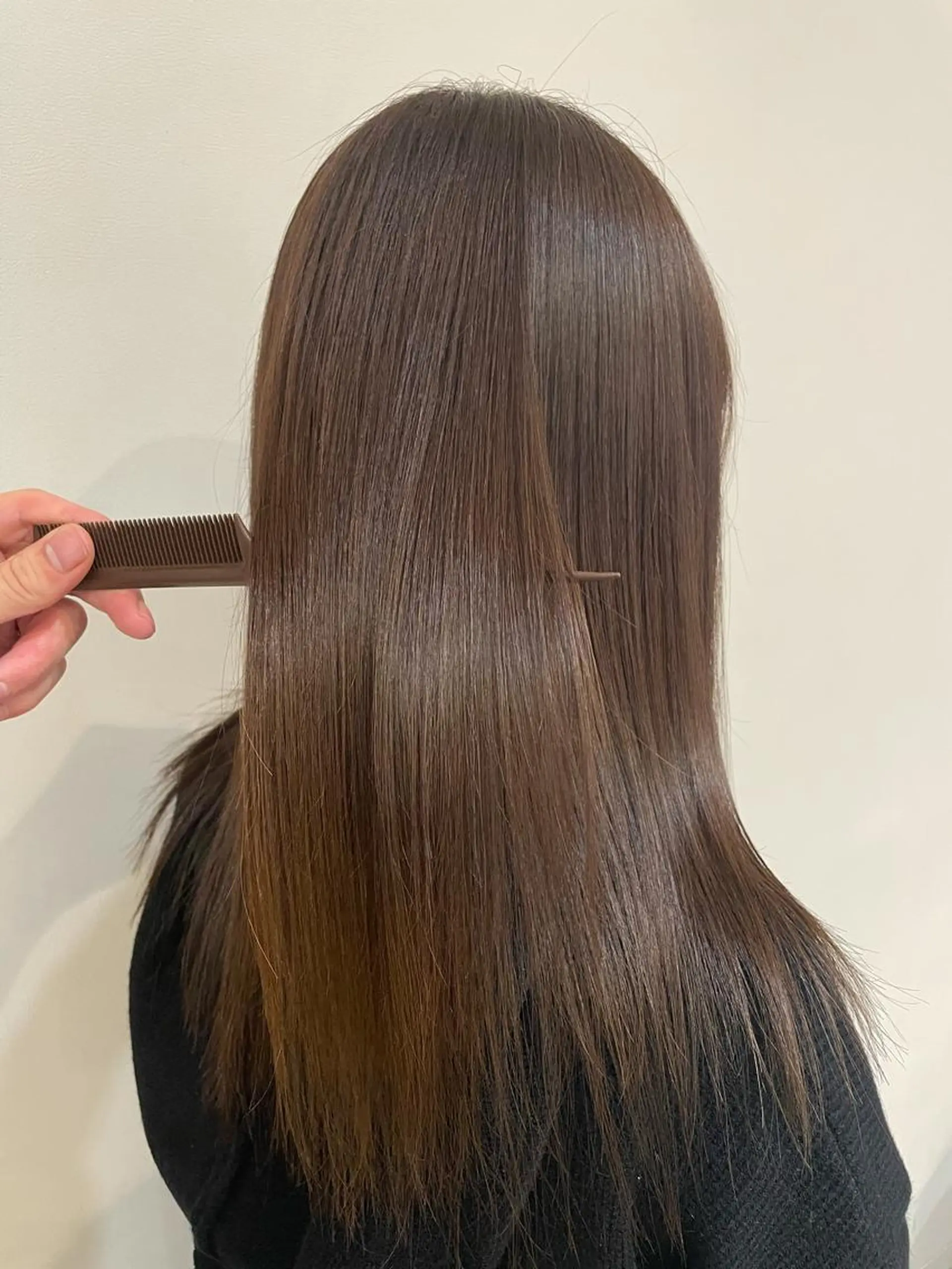 ロング 髪質改善 トリートメント カット 縮毛矯正 トリートメント レイヤー＆ブリーチ 職人✂︎藤澤一成😊のヘアスタイル