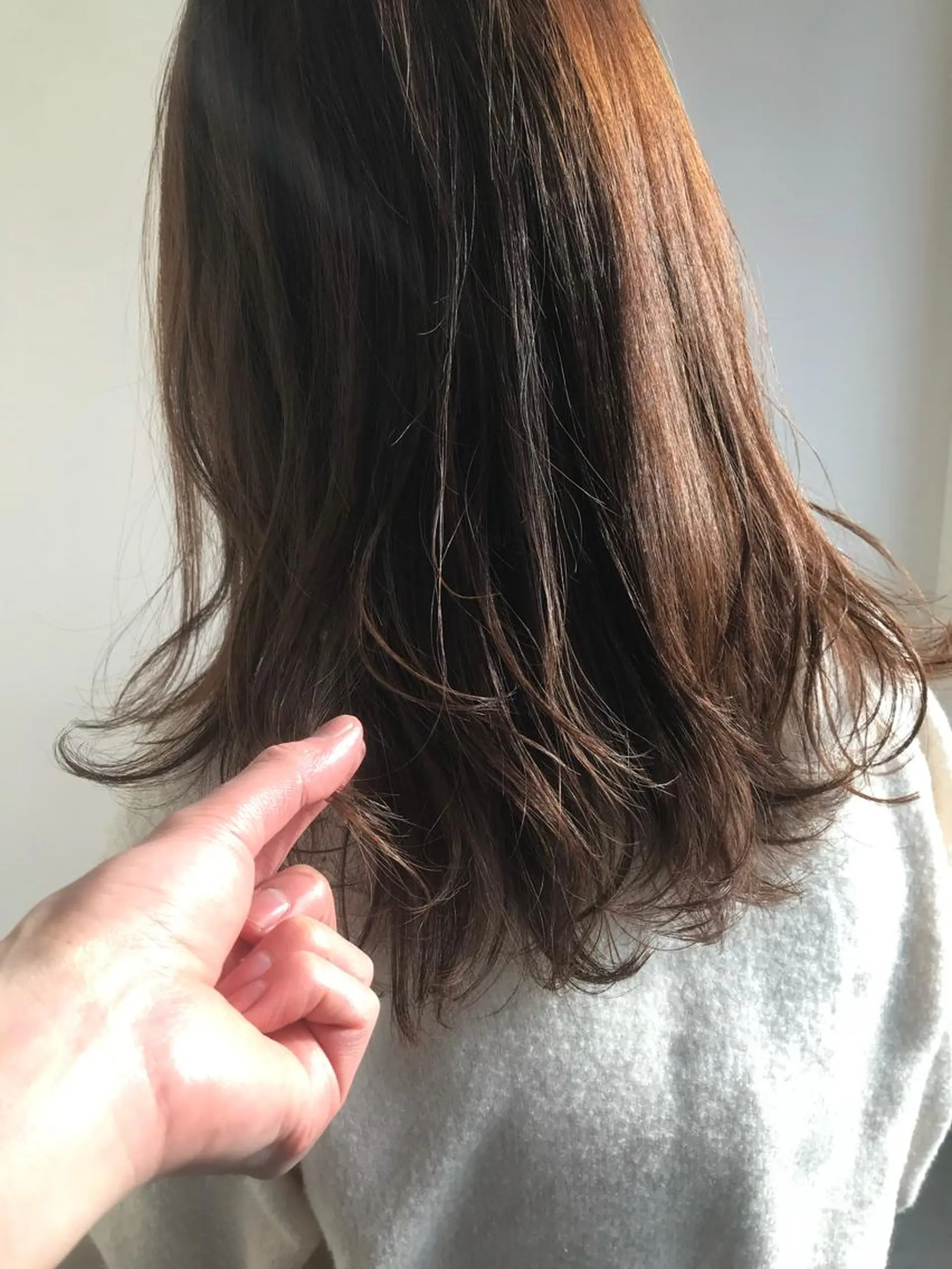 セミロング カット ヘアカラー トリートメント 錦糸町カットの匠 AKIRA店長のヘアスタイル