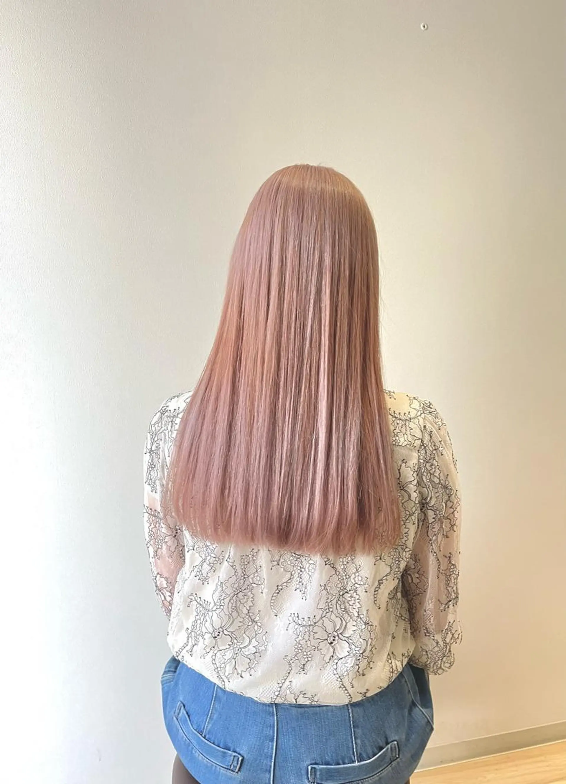 ロング カラー パーマ メンズ メンズブリーチ ブリーチ ピンクカラー GROW 秋葉原所属・池田 圭佑のヘアスタイル