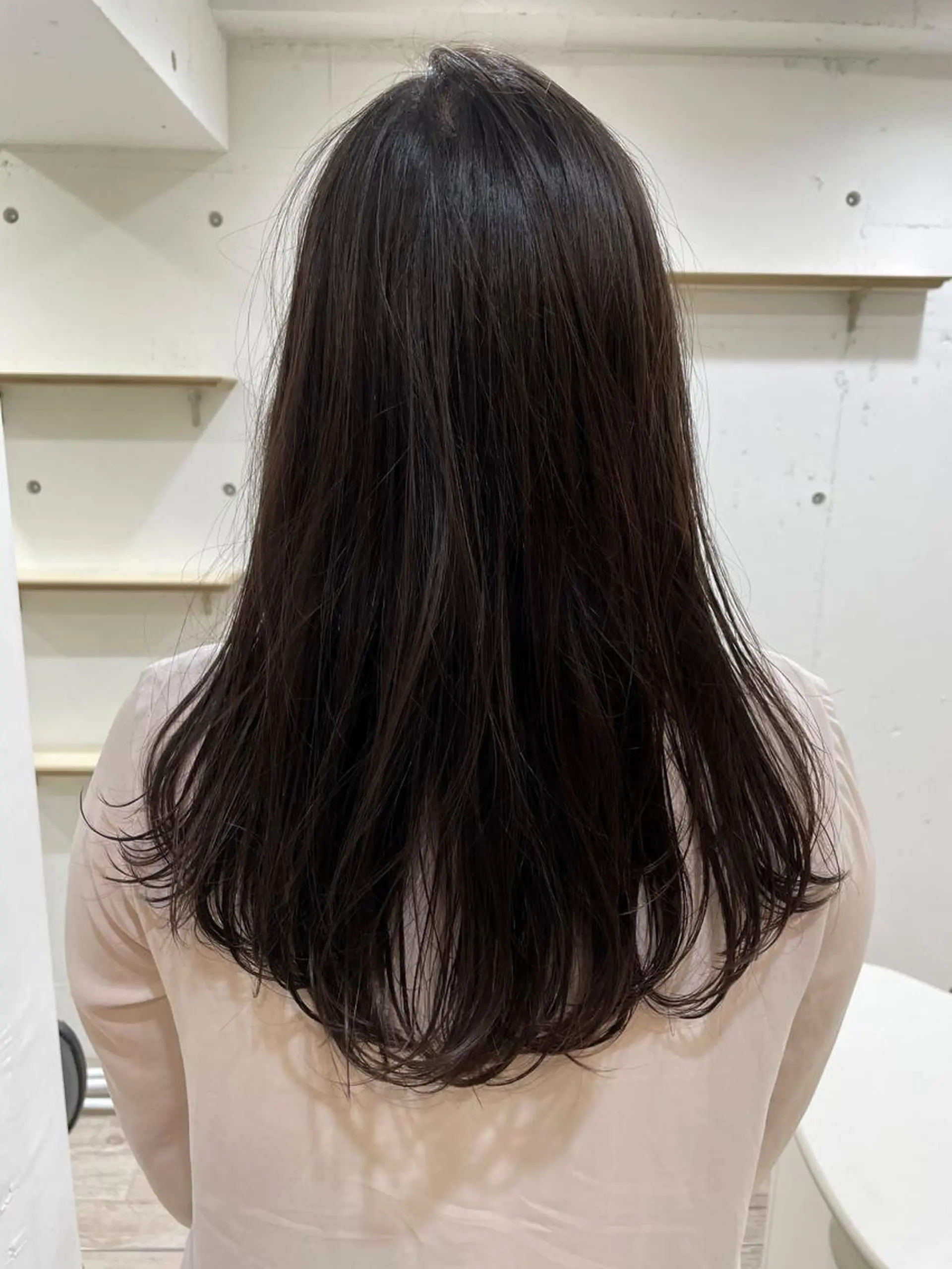 ロング カラー カット トリートメント ヘッドスパ カラーが上手い 辻悠月のヘアスタイル
