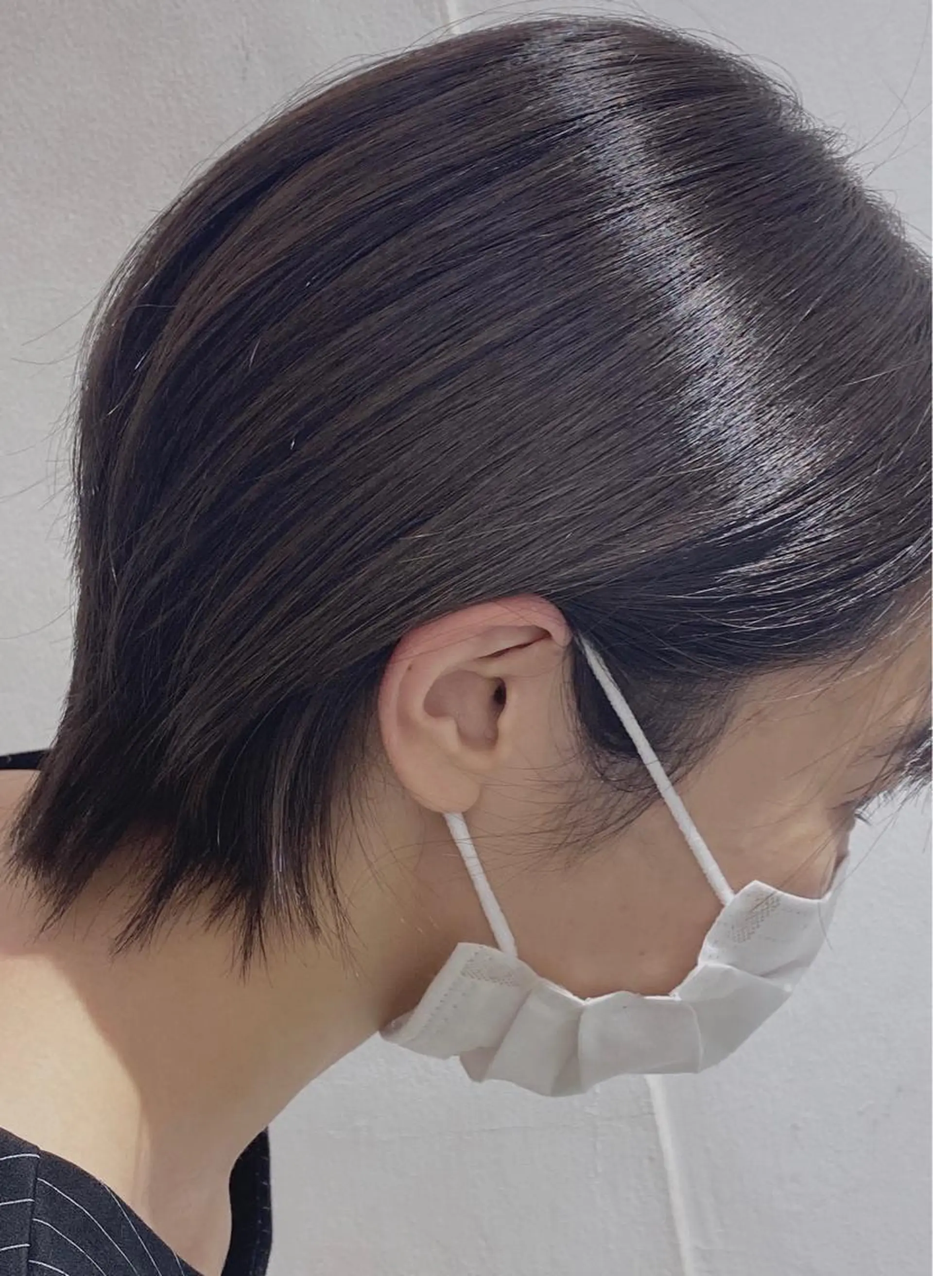 ショート カラー アディクシーカラー アッシュ ✨くびれスタイル✨️ 戸嶋穂乃香のヘアスタイル