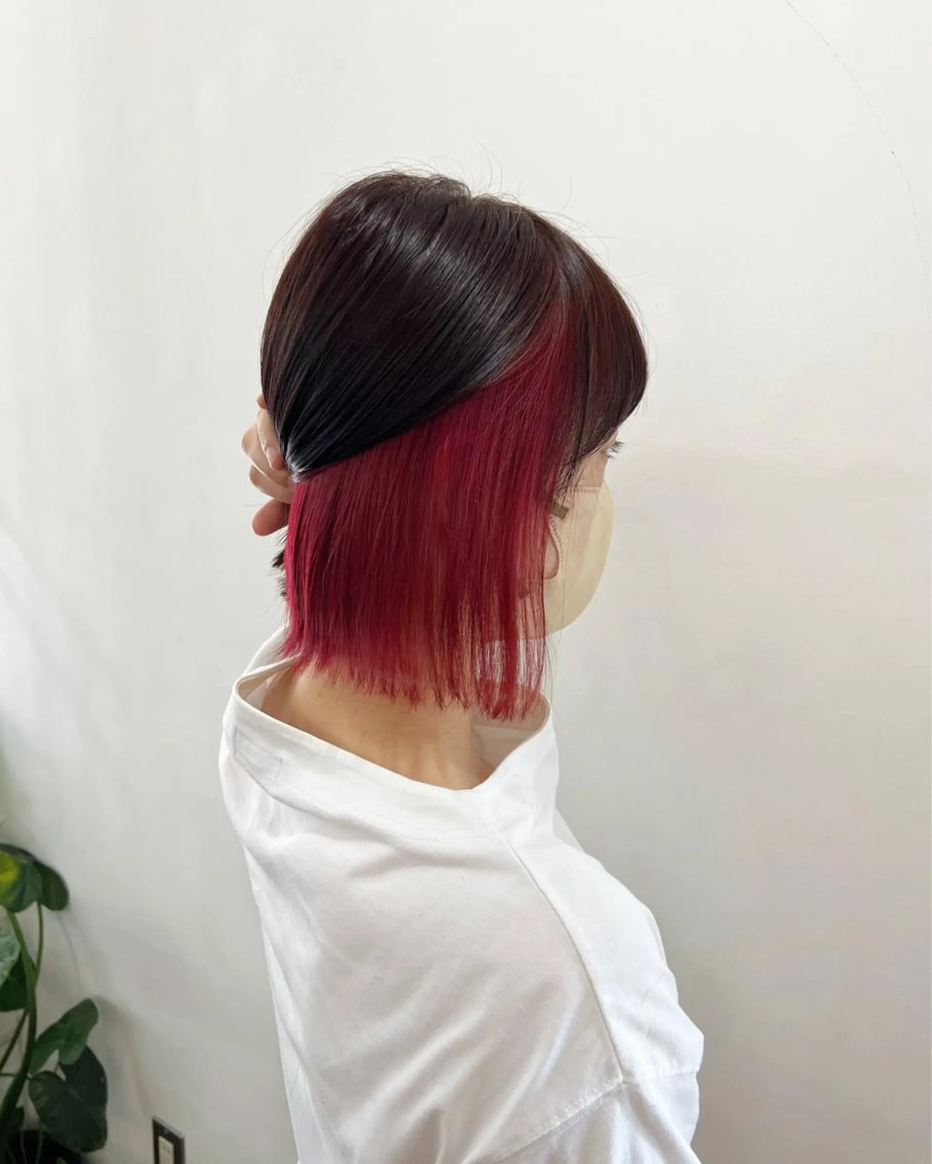 ショート カラー ブラウンカラー ピンクカラー ピンクブラウン レッドカラー カット ヘアカラー フラム所属・WATANABE MISAKIのヘアスタイル